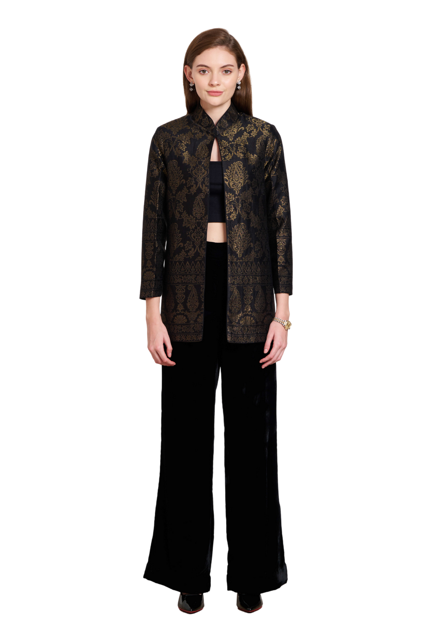 Taroob Silk Glitz Festive Blazer