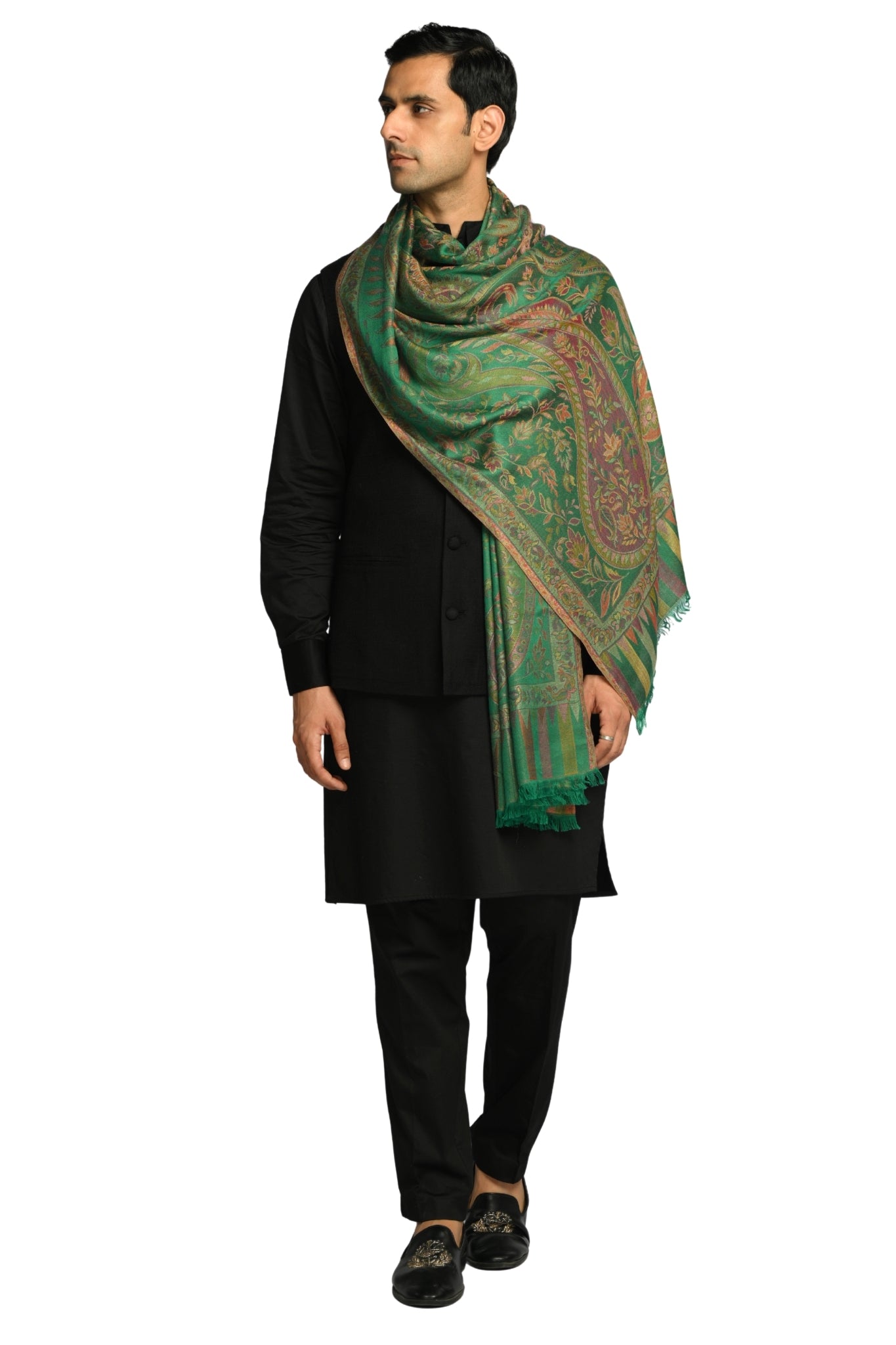 Taroob Silk Noor Jamawar Stole