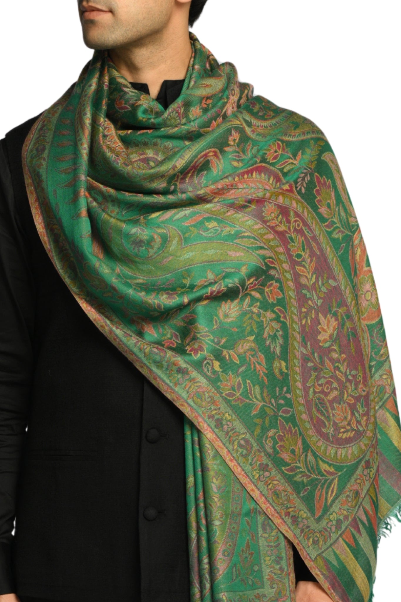 Taroob Silk Noor Jamawar Stole