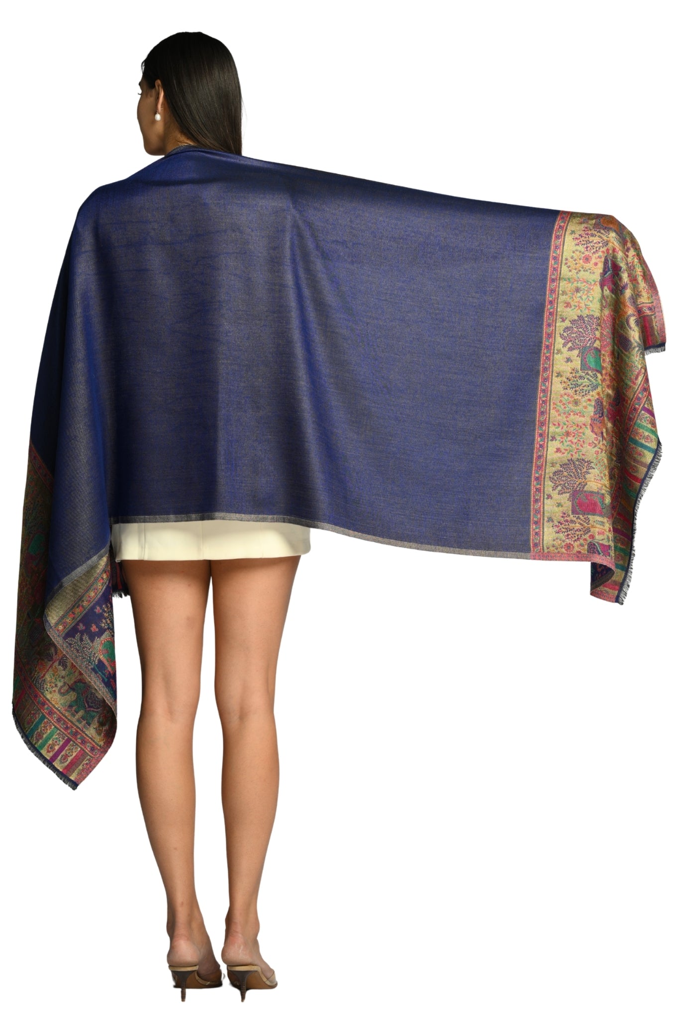 Taroob Mughal Tilla Border Stole