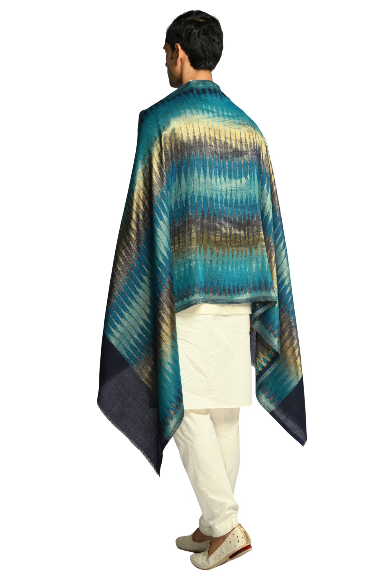 Taroob Resham Ikat Stole
