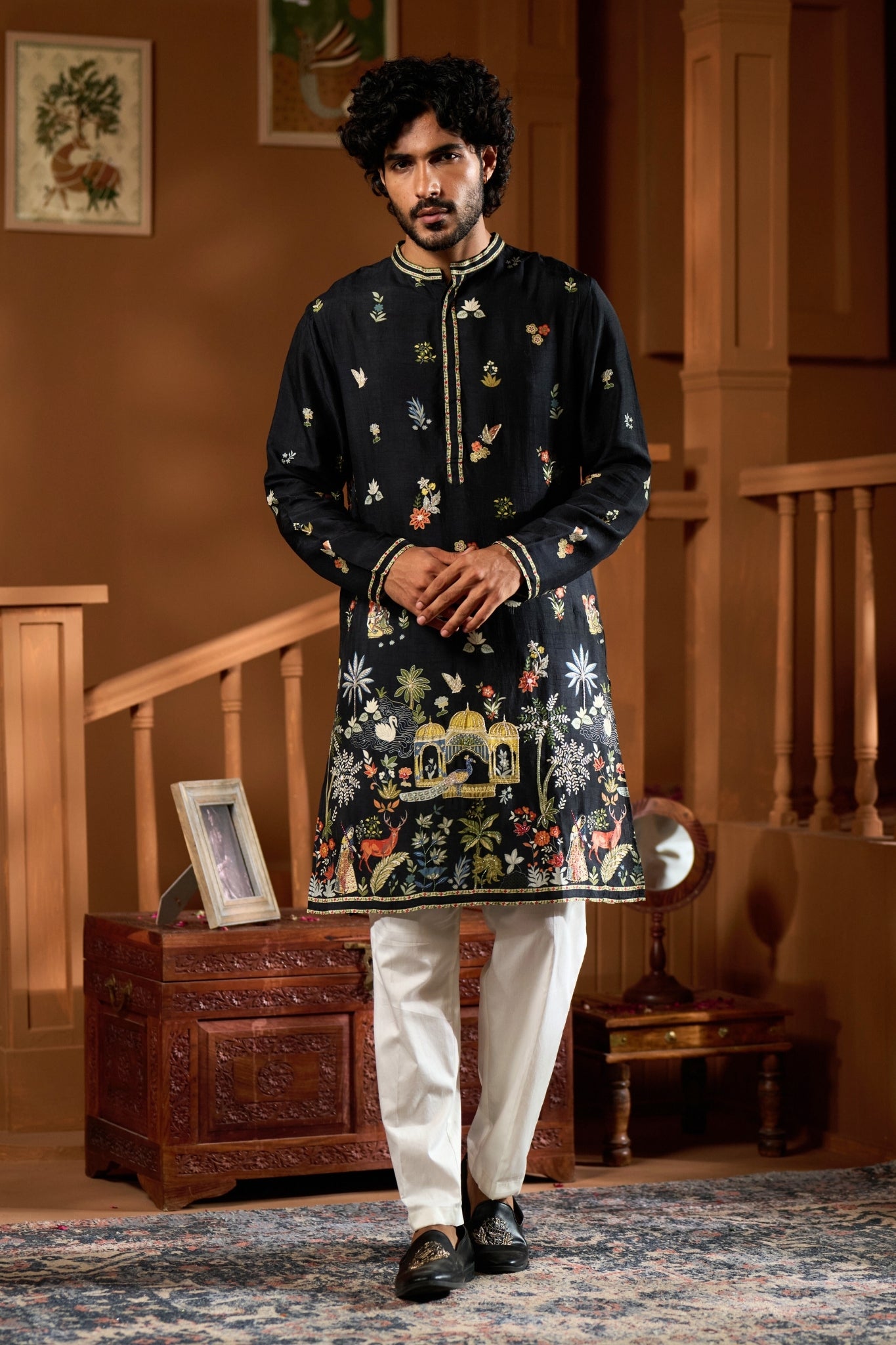 Taroob Noor-e-Kashmir Embroidered Kurta Pajama Set