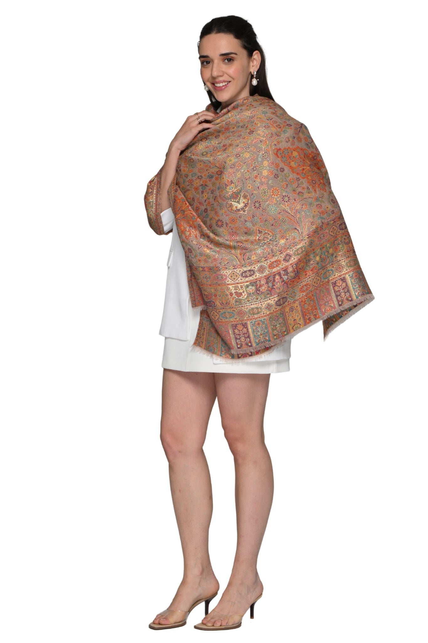 Taroob Maharaj Darbar Resham Shawl