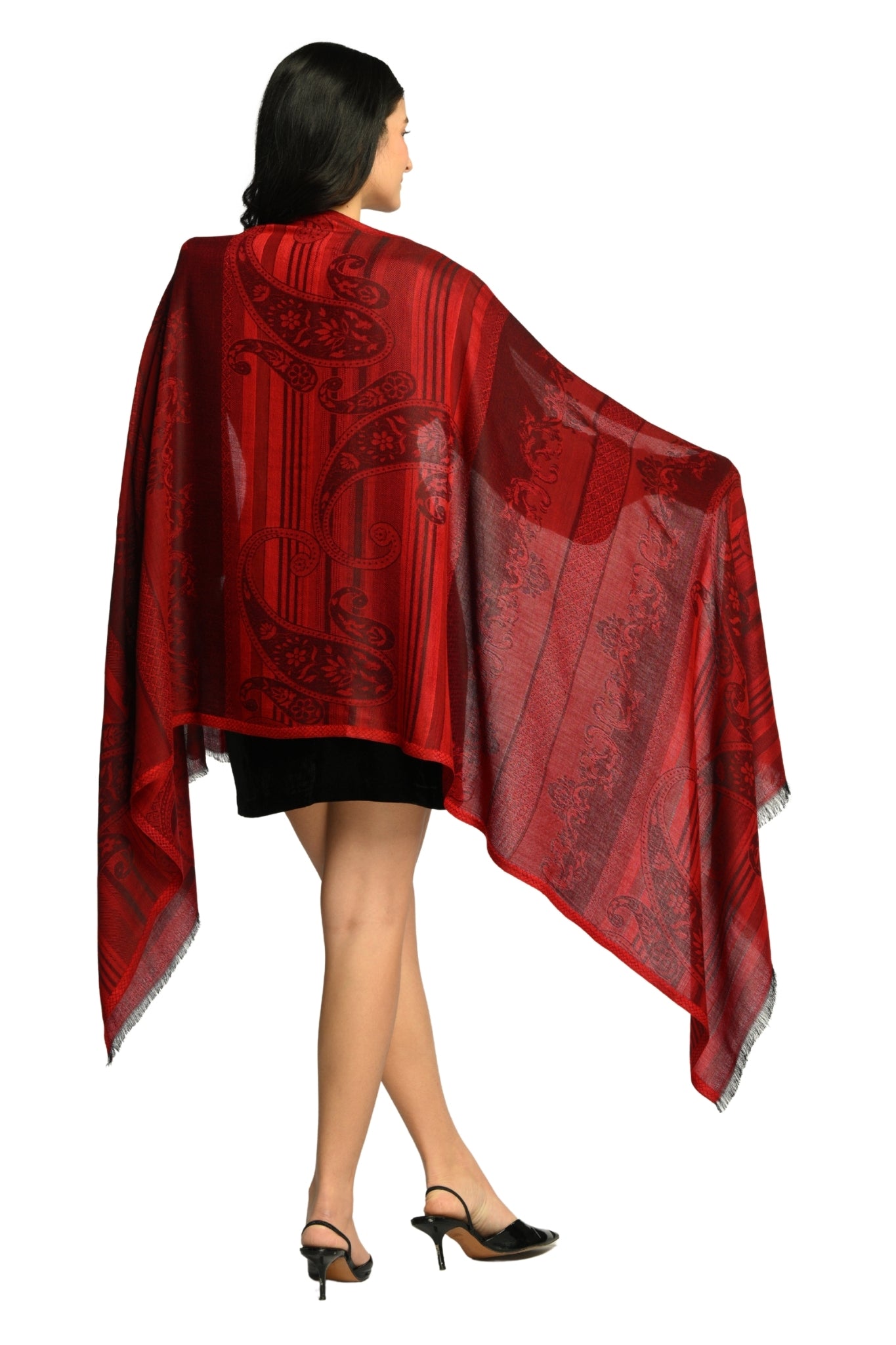 Taroob Signature Jamawar Silk Stole