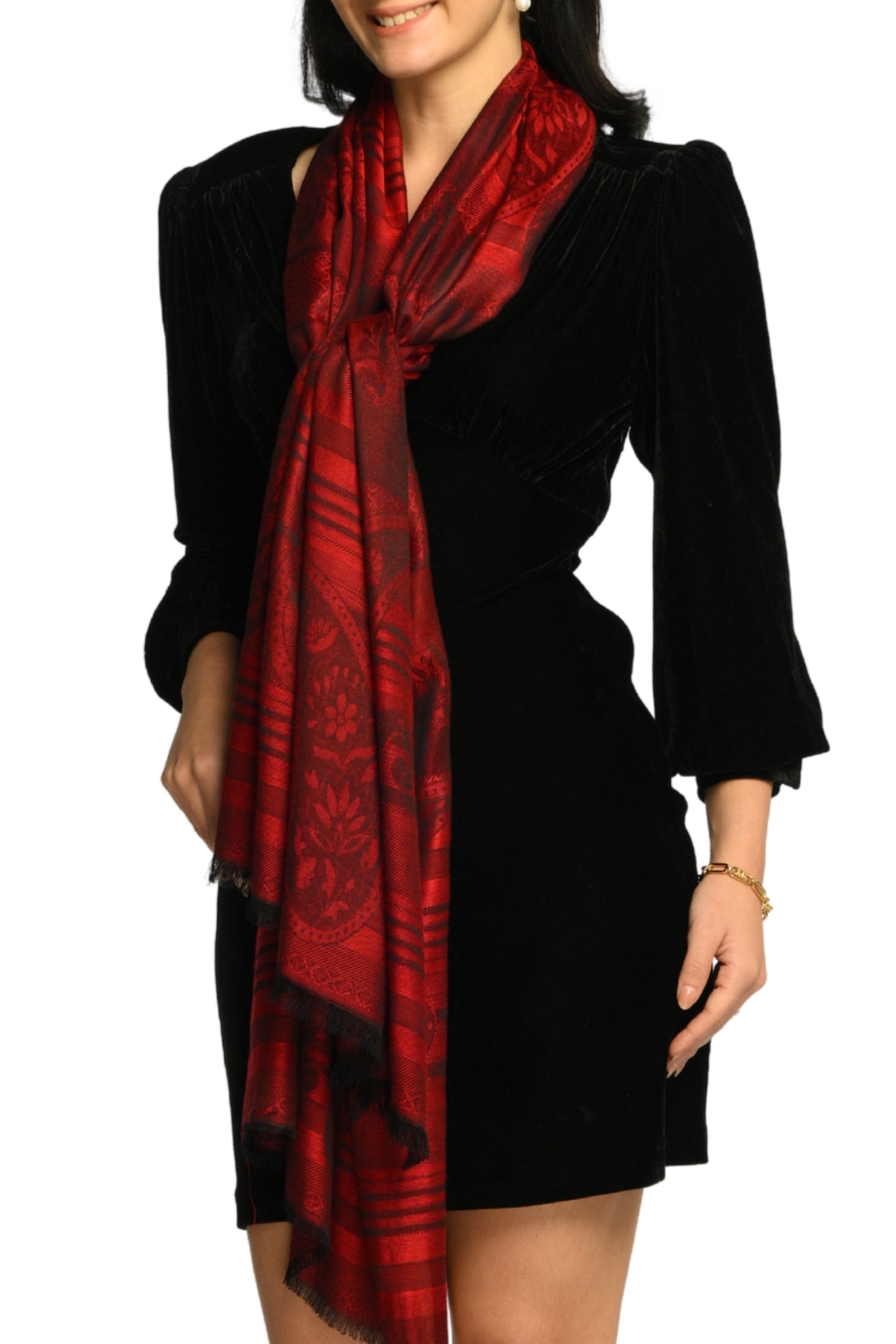 Taroob Signature Jamawar Silk Stole