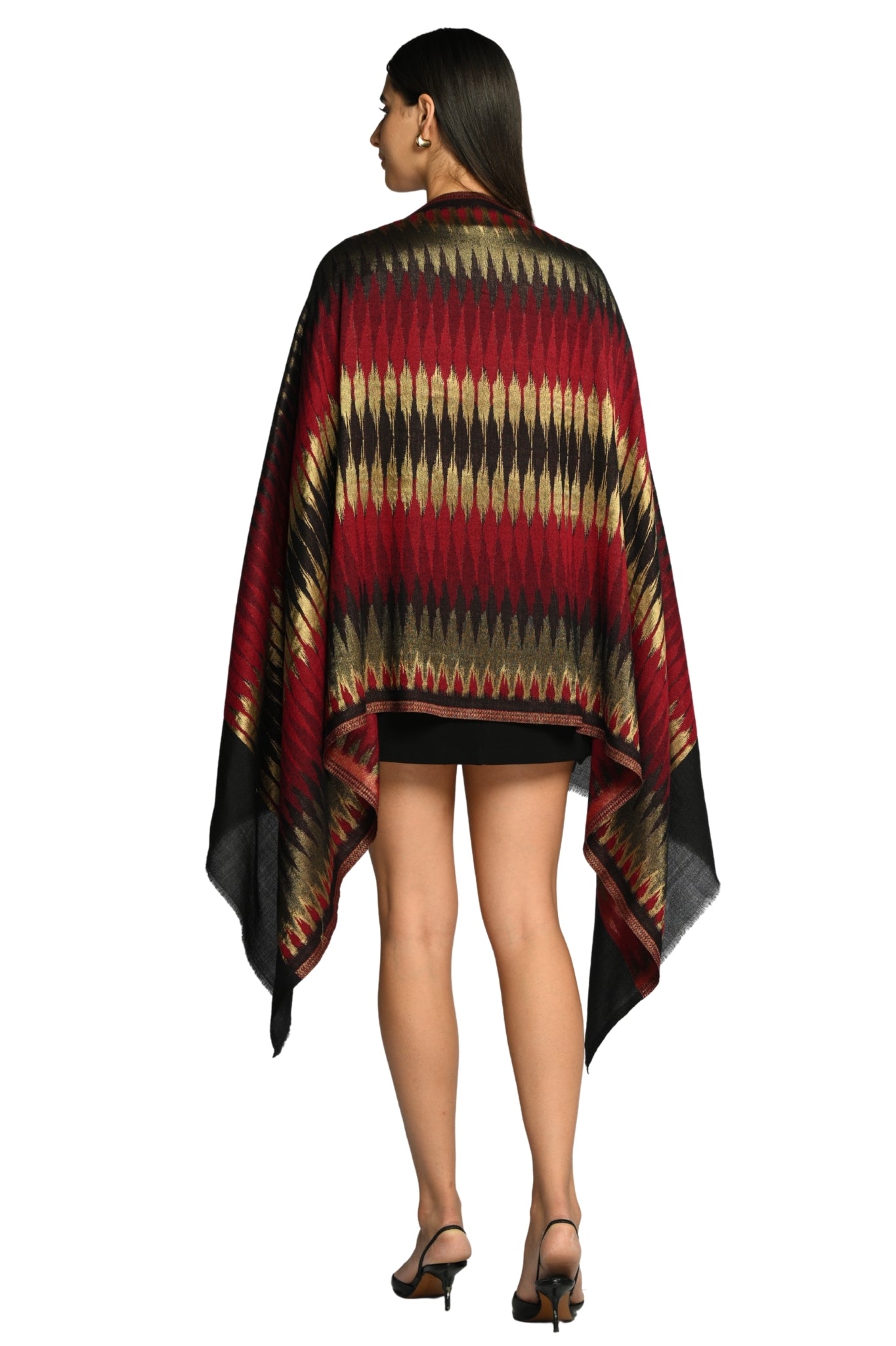 Taroob Resham Ikat Stole