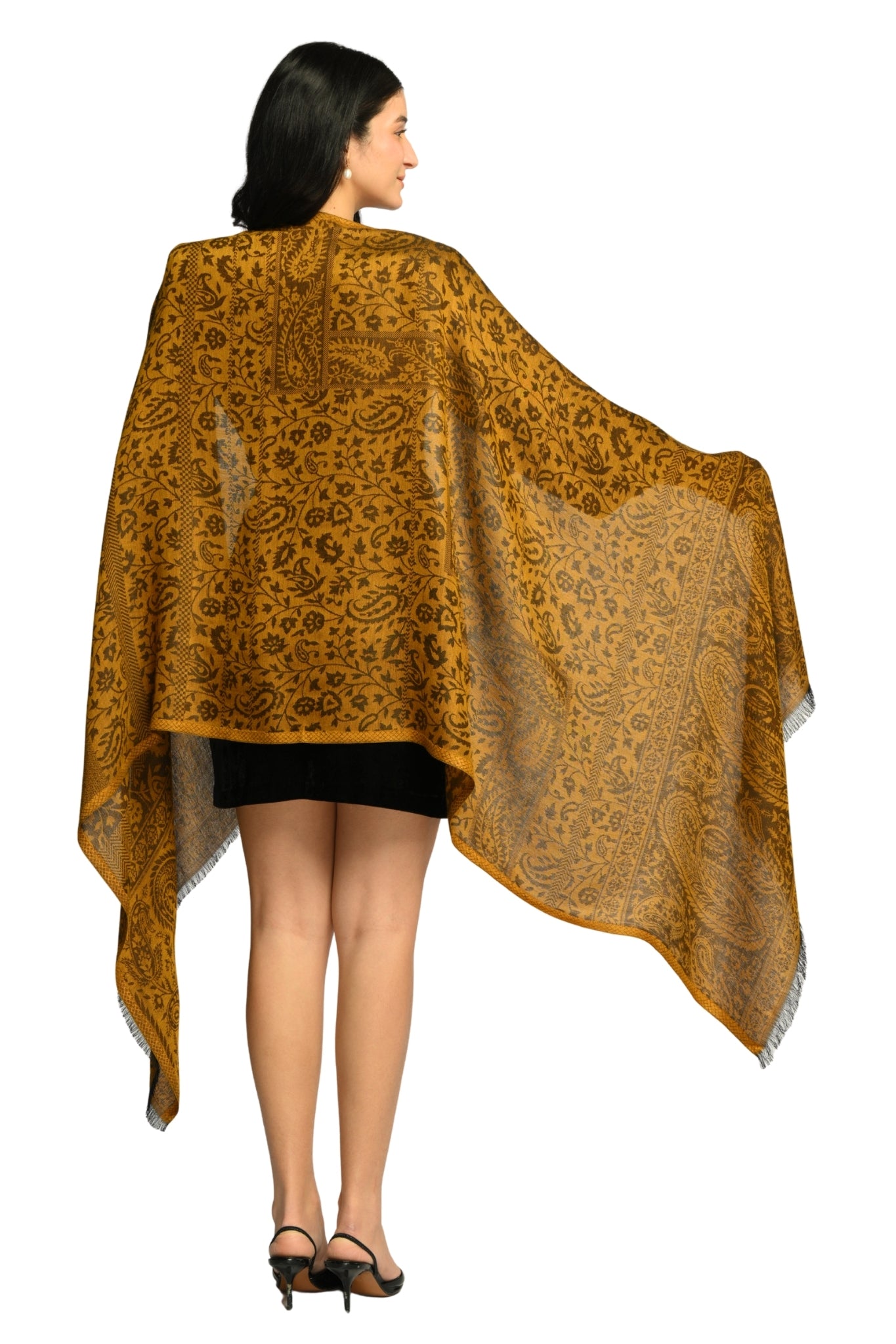 Taroob Heritage Silk Modal Jamawar Stole