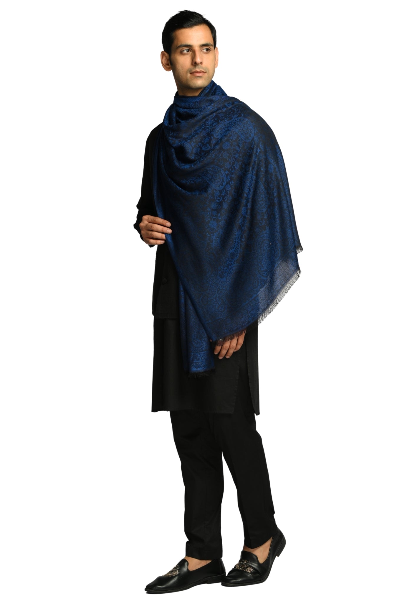 Taroob Fine Weave Silk Jamawar Stole