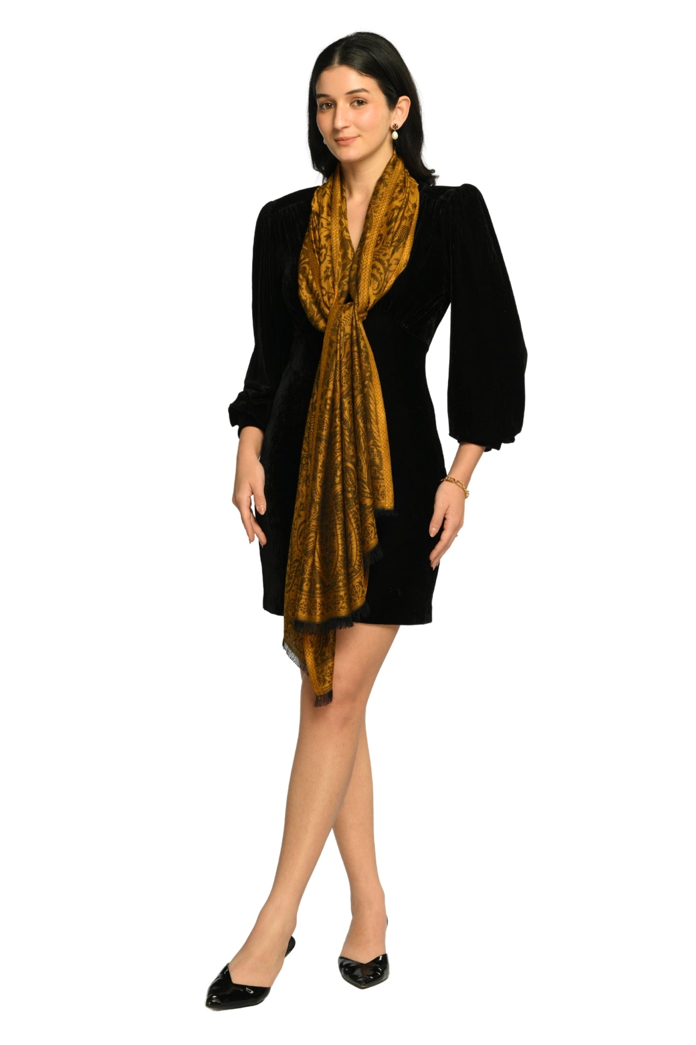 Taroob Heritage Silk Modal Jamawar Stole