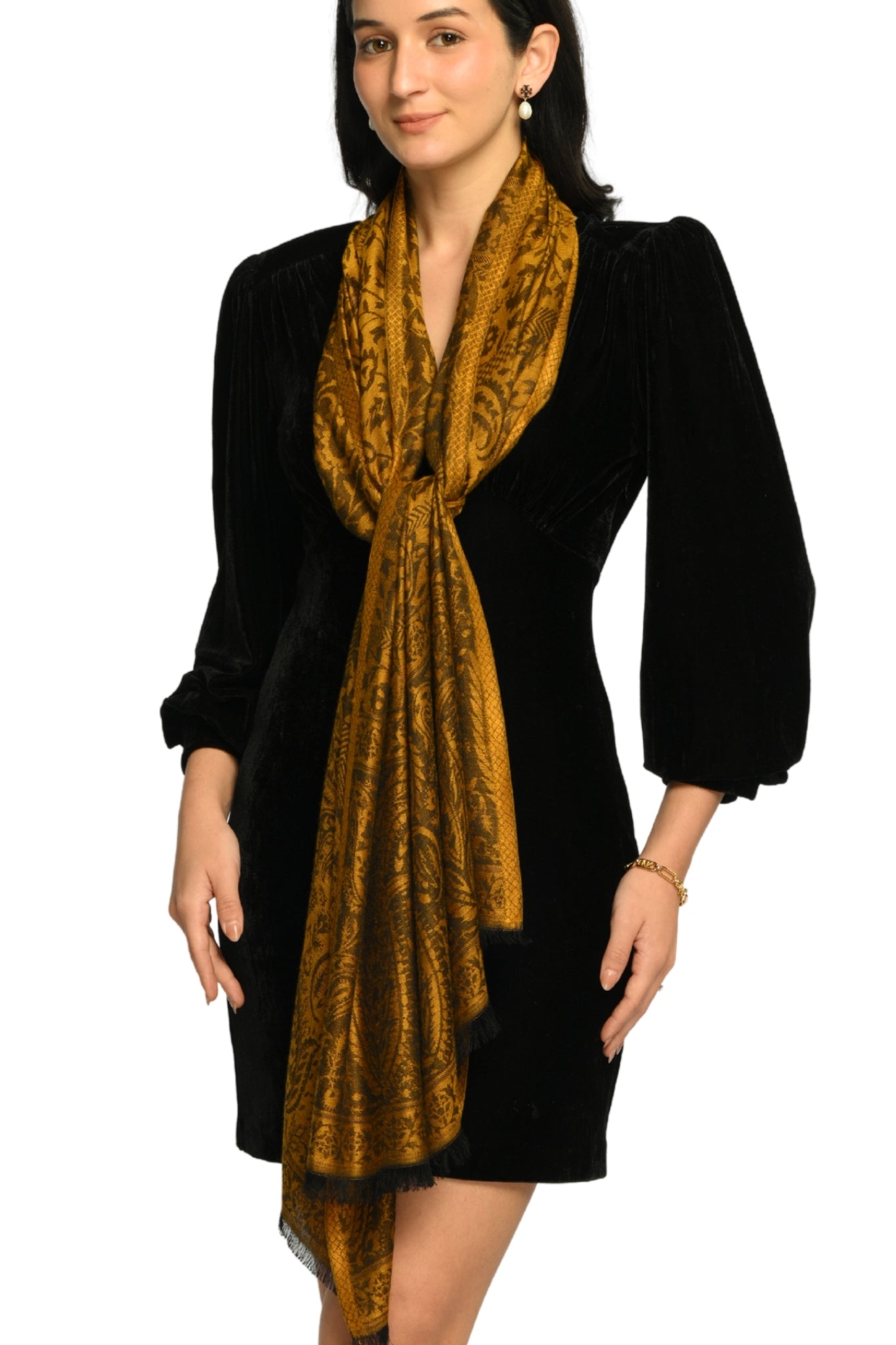 Taroob Heritage Silk Modal Jamawar Stole