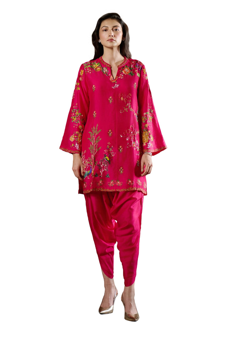 Taroob Mor Mahal Embroidered Kurta Set
