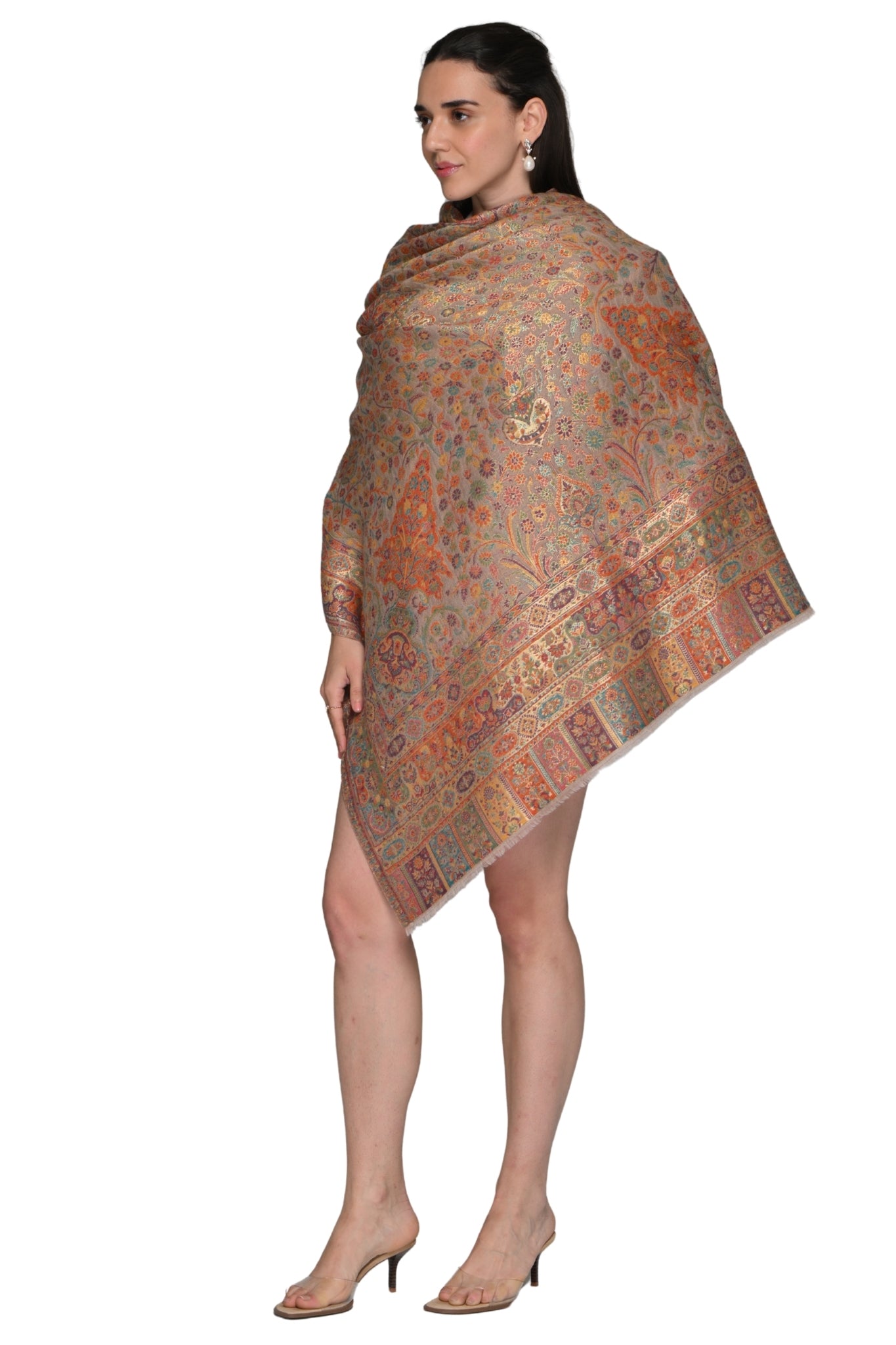 Taroob Maharaj Darbar Resham Shawl