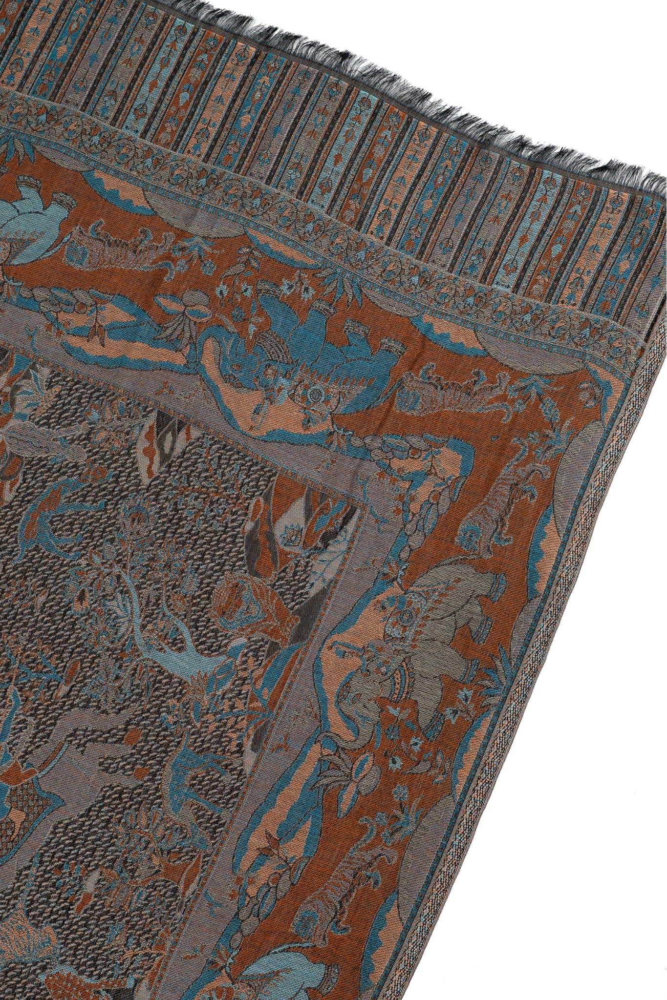 Taroob Royal Shikar-dar Silk Jamawar Stole