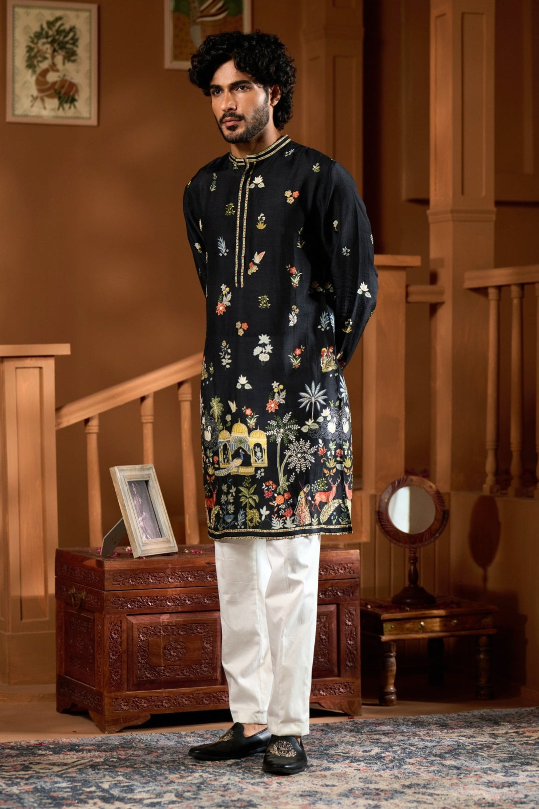 Taroob Noor-e-Kashmir Embroidered Kurta Pajama Set