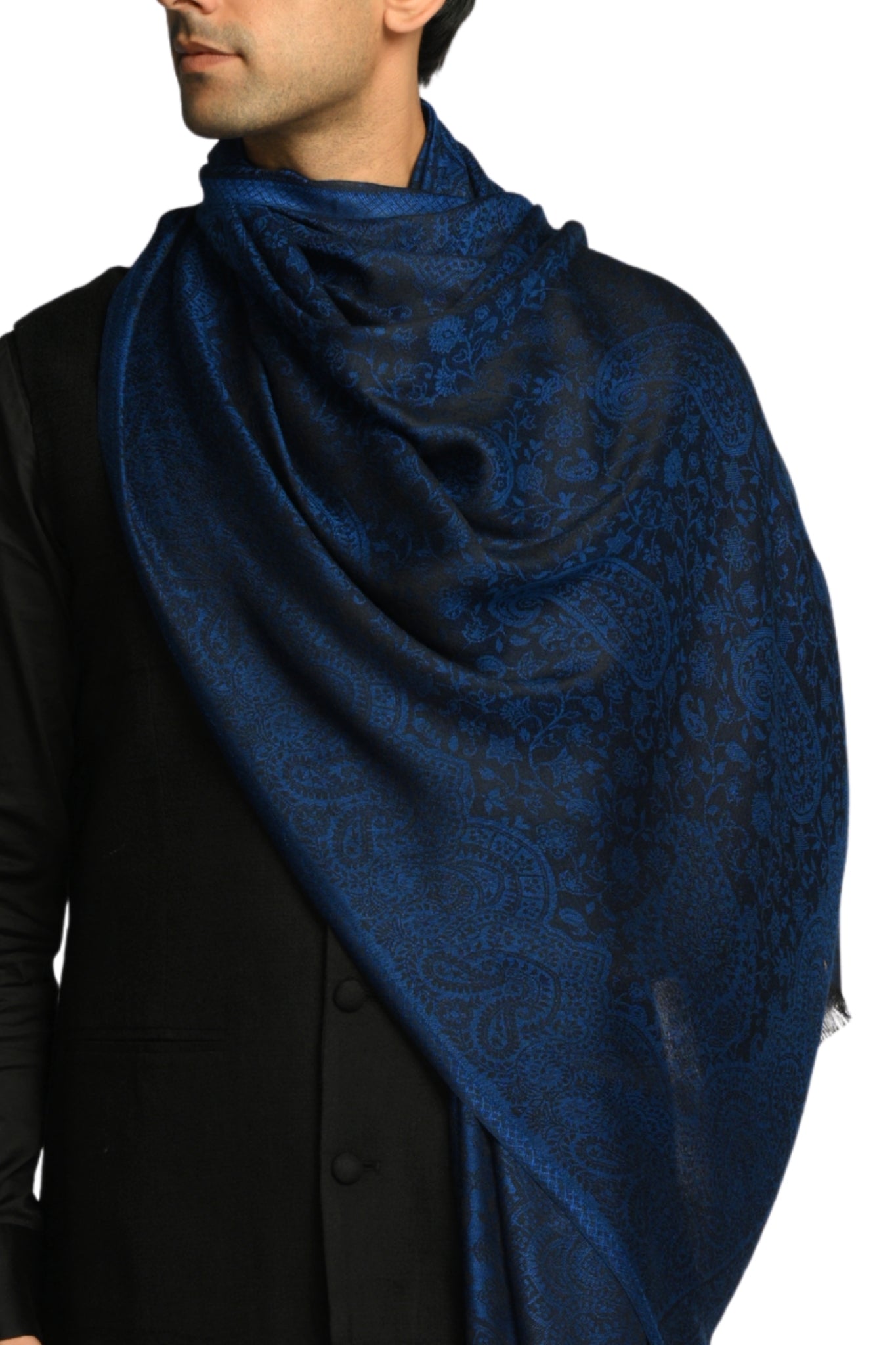 Taroob Fine Weave Silk Jamawar Stole