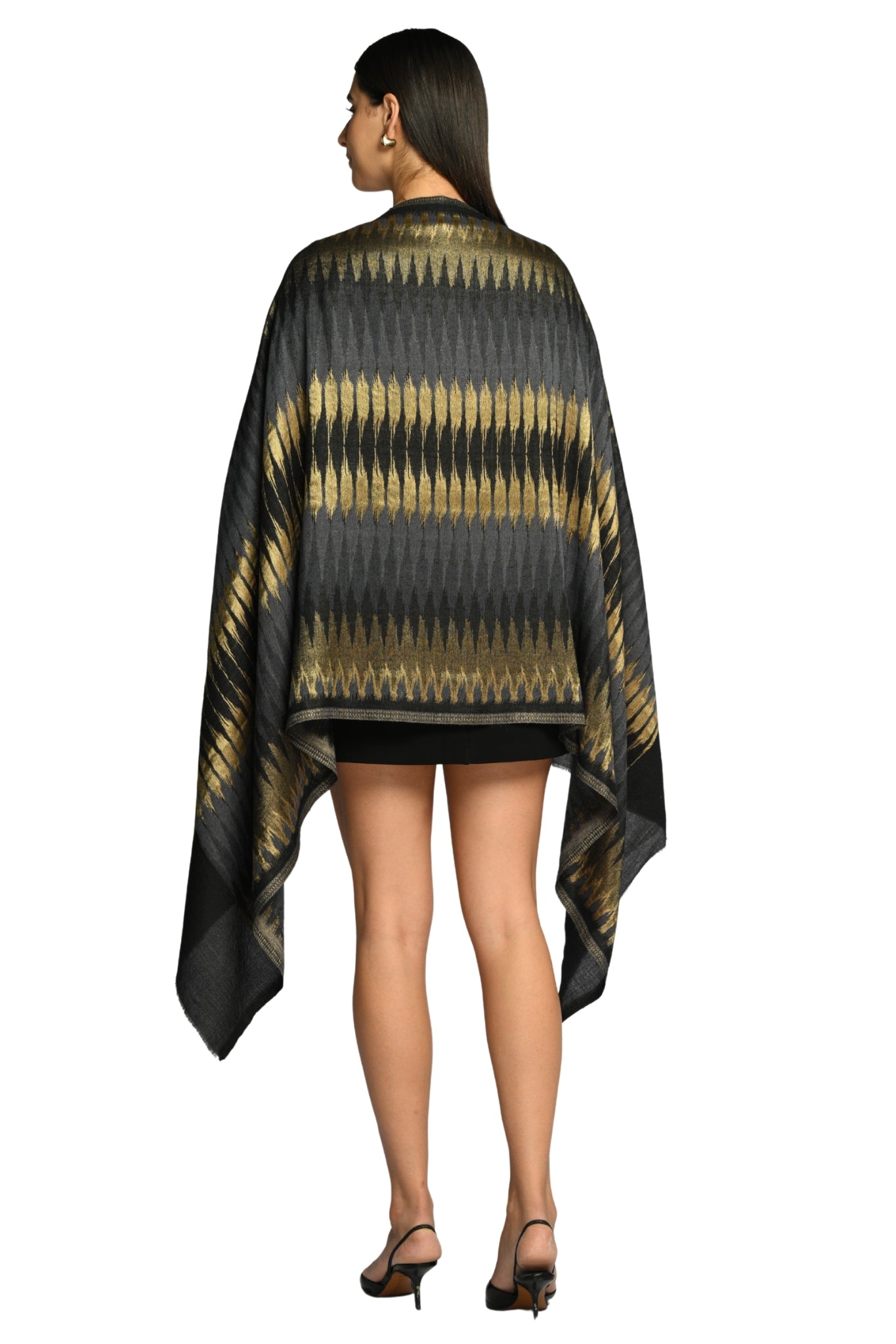 Taroob Resham Ikat Stole