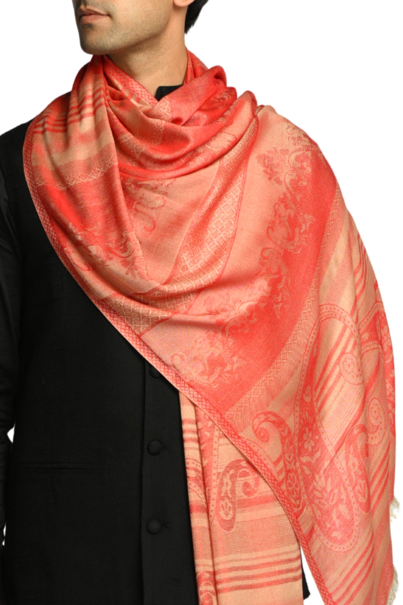 Taroob Signature Jamawar Silk Stole