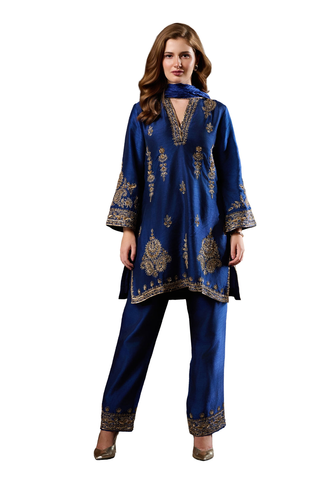 Taroob Chand Bagh Hand Embellished Kurta Set
