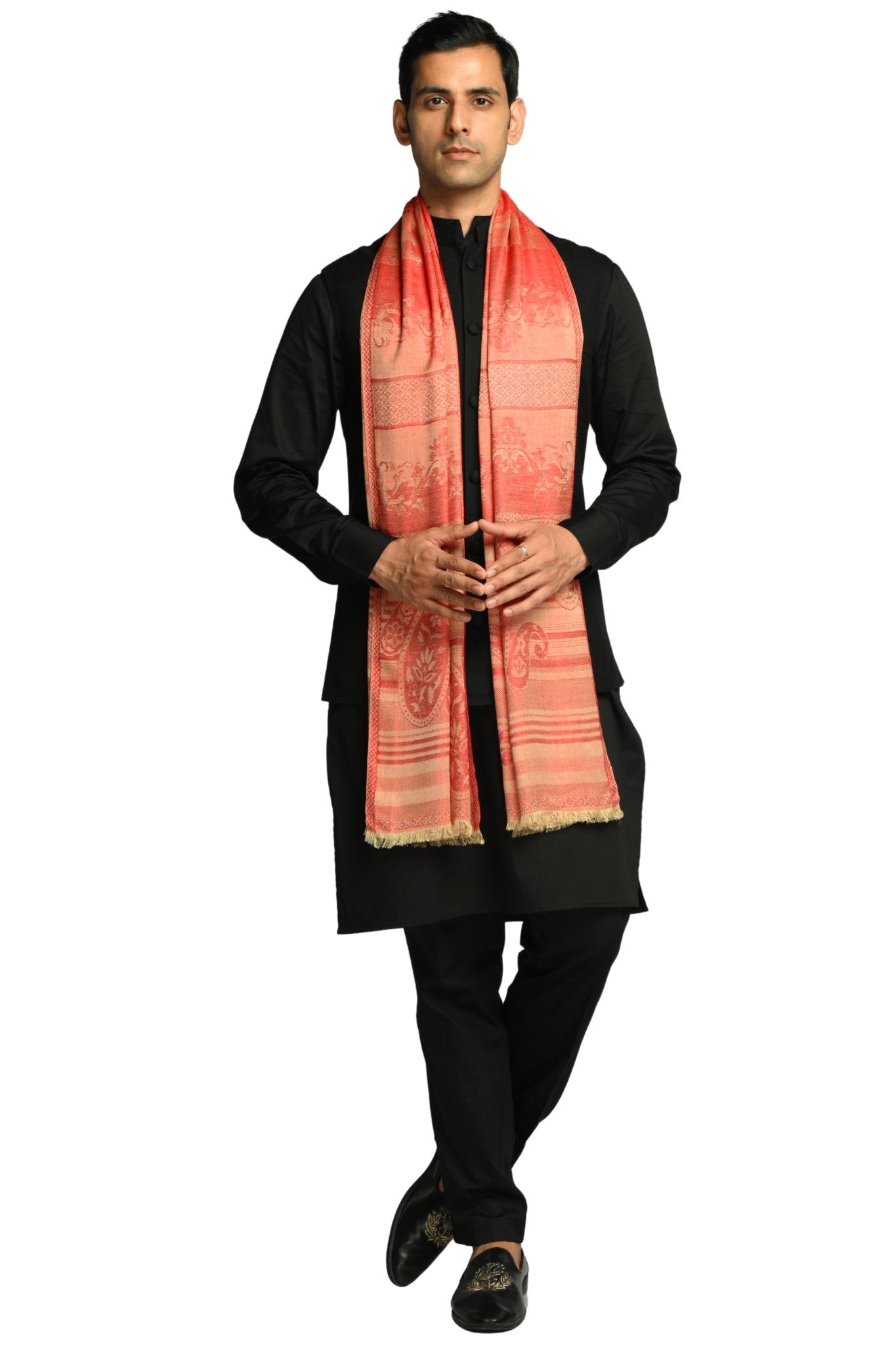 Taroob Signature Jamawar Silk Stole