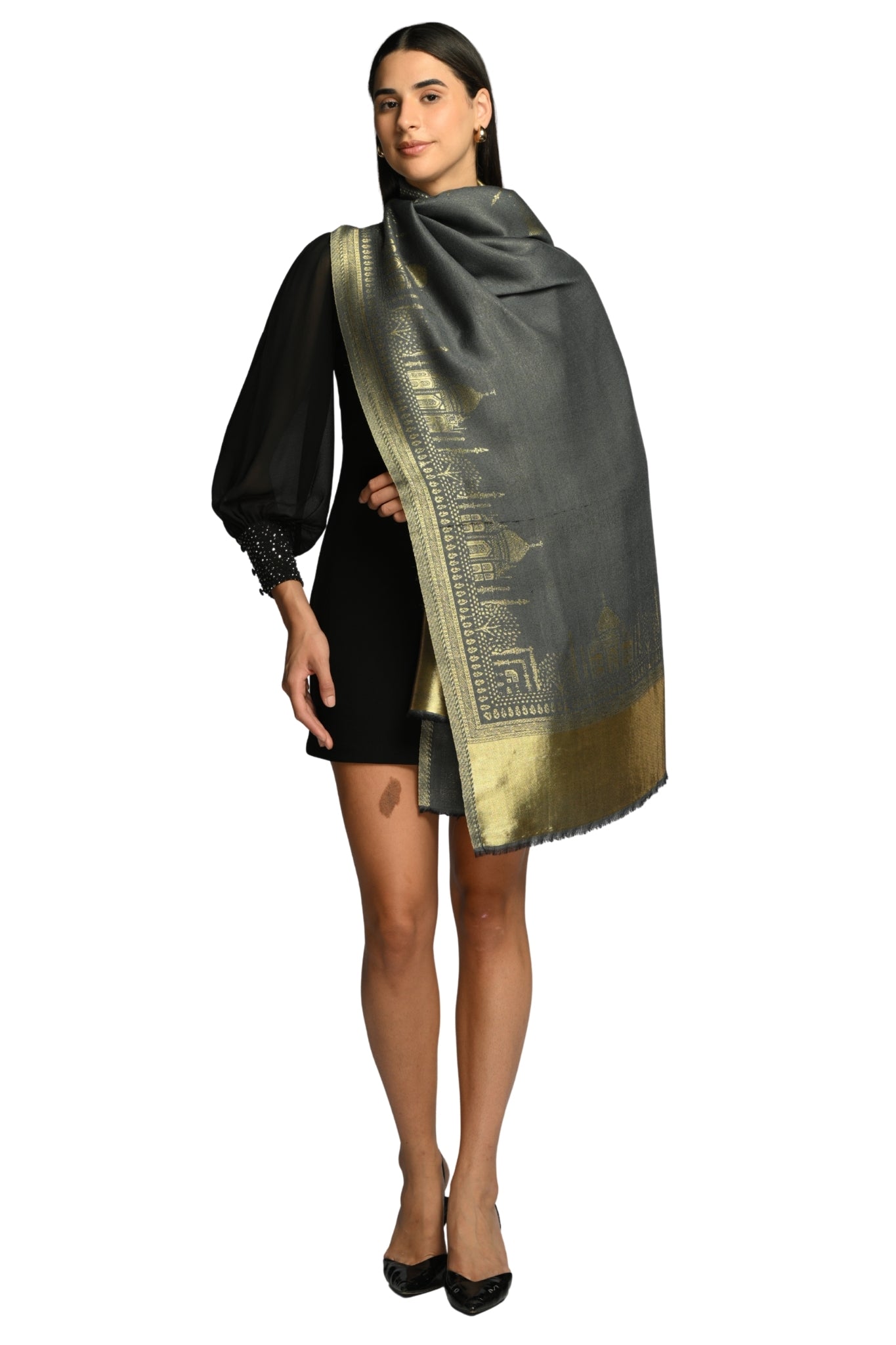 Taroob Taj Noor Resham Stole