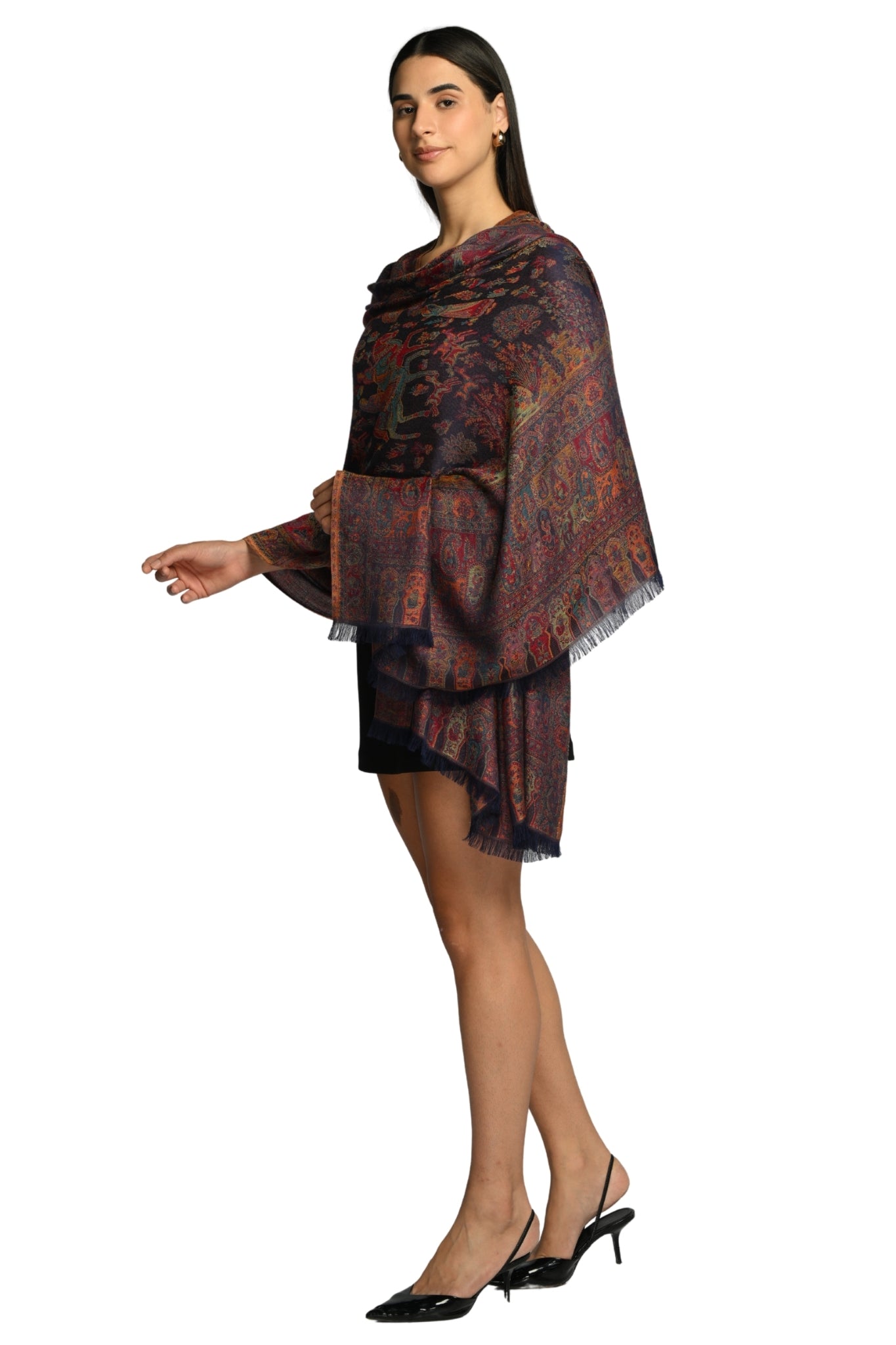 Taroob Noor-e-Darbar Silk Jamawar Shawl