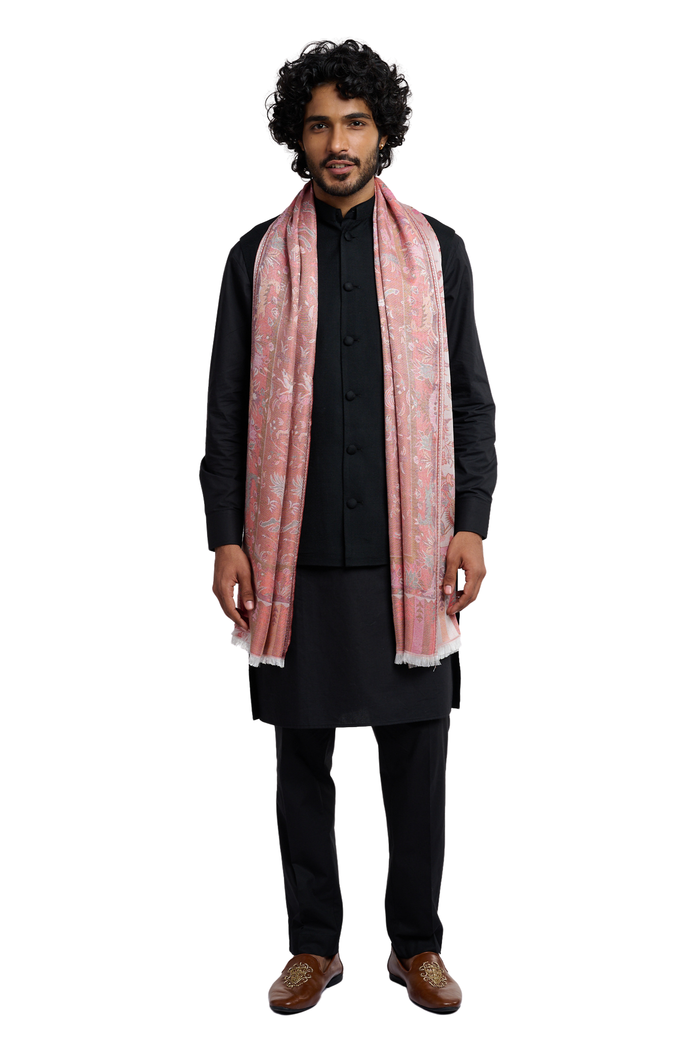 Taroob Men's Silk Shikargah Stole