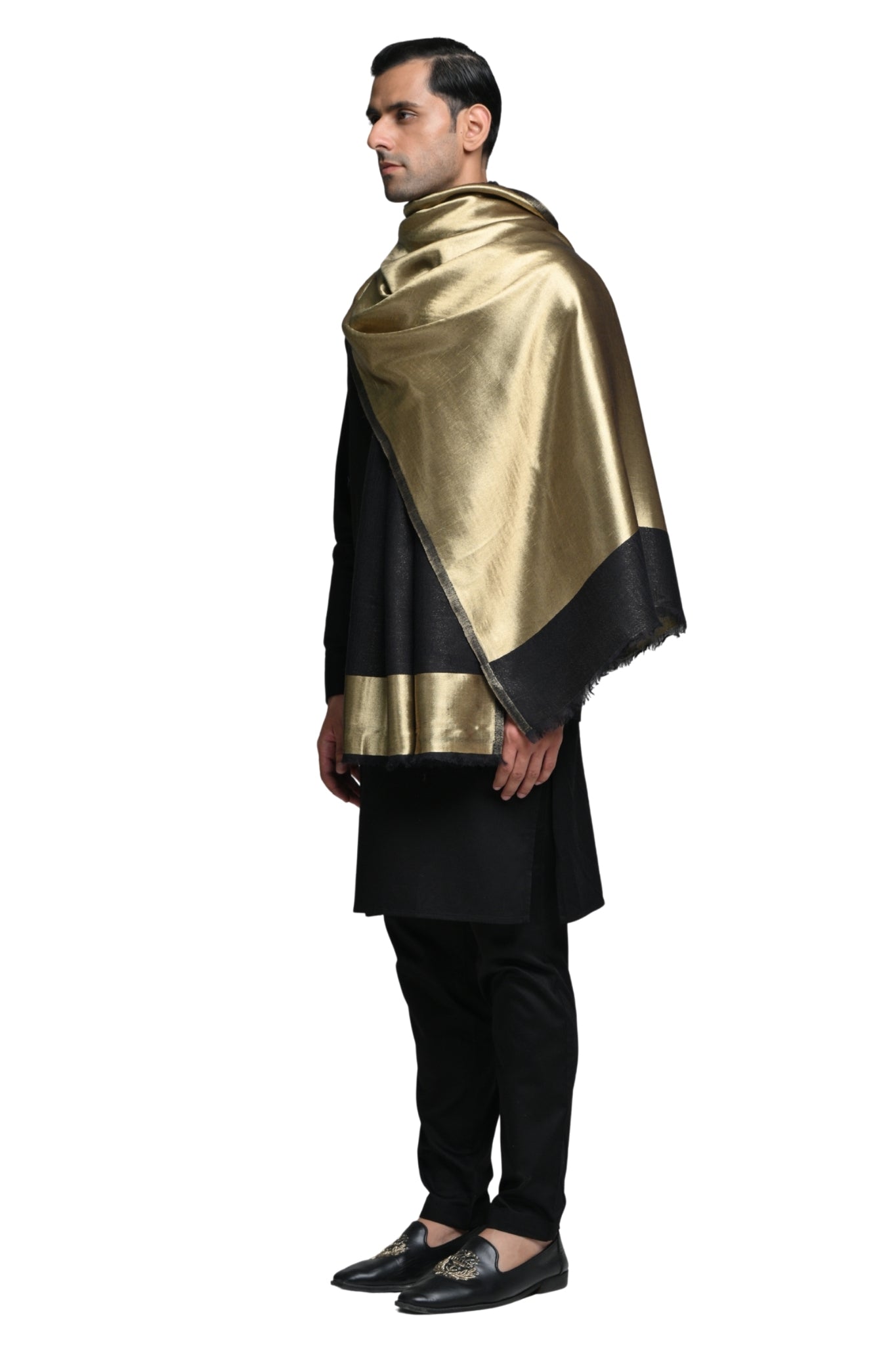 Taroob Solid Glitz Resham Stole