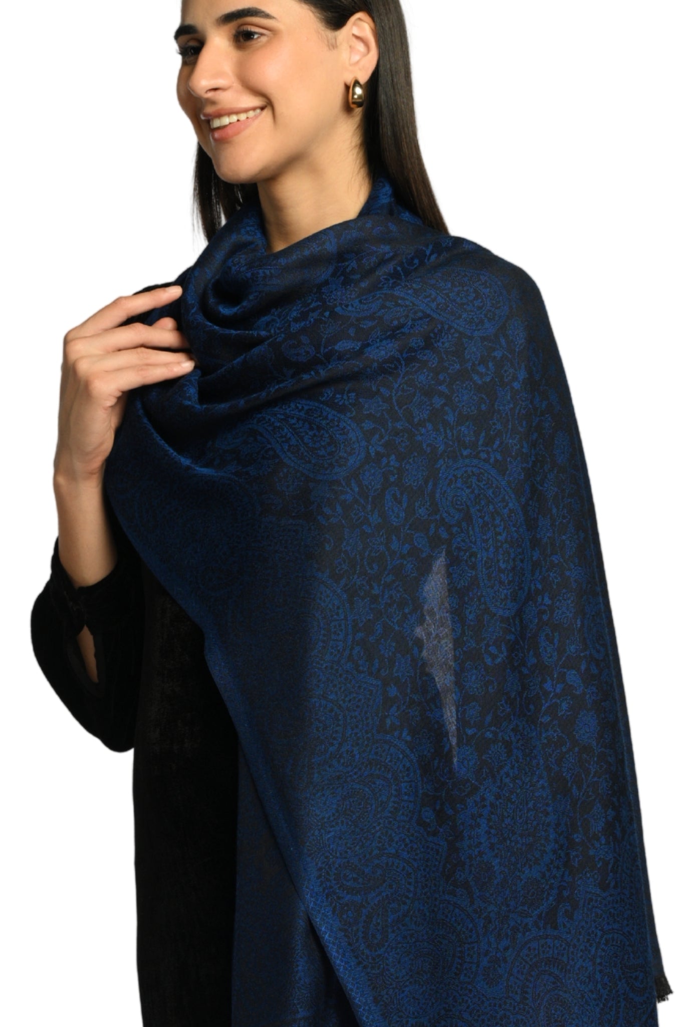 Taroob Fine Weave Silk Jamawar Stole