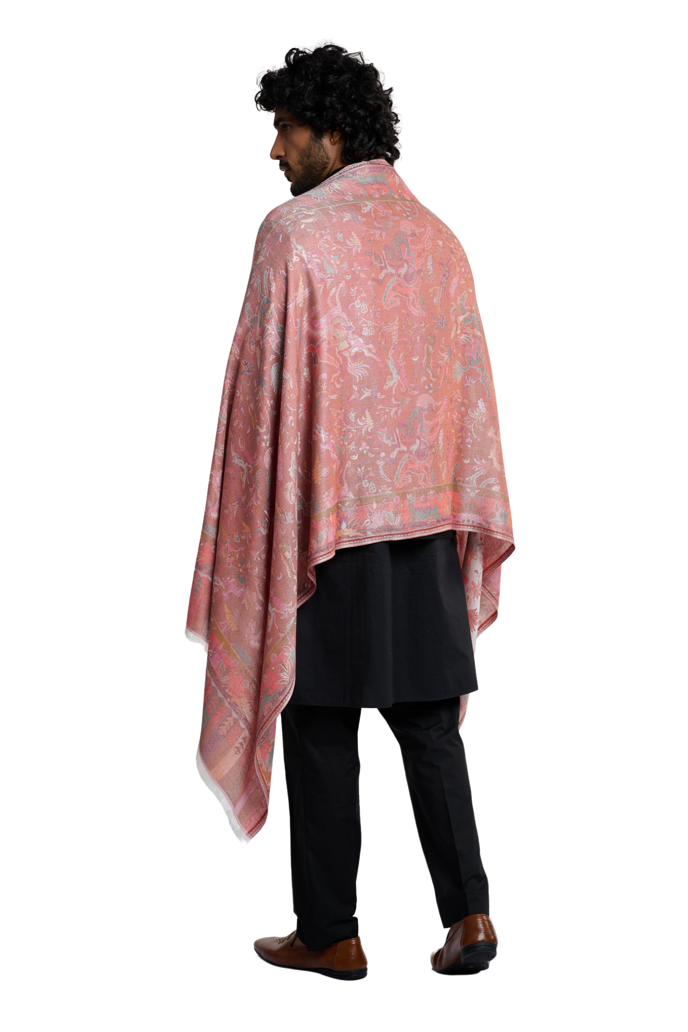 Taroob Men's Silk Shikargah Stole