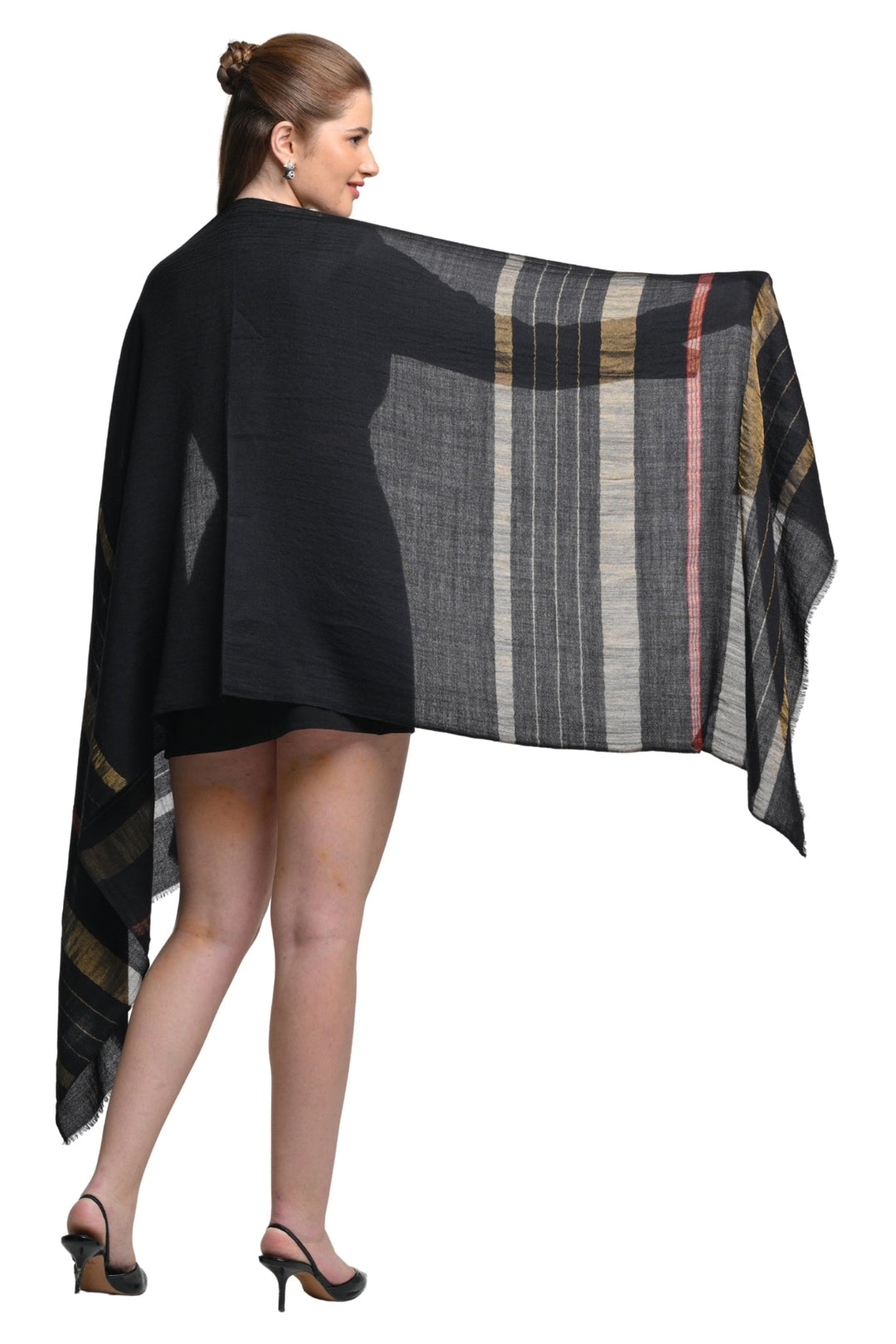 Taroob Pure Pashmina Zari Stole