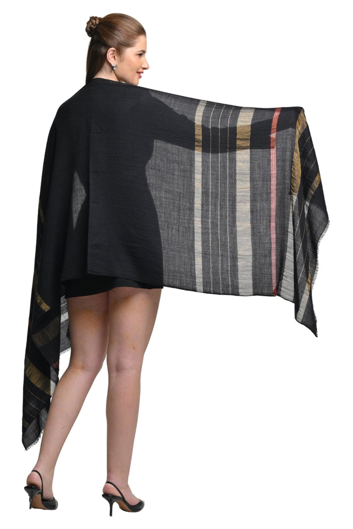 Taroob Pure Pashmina Zari Stole