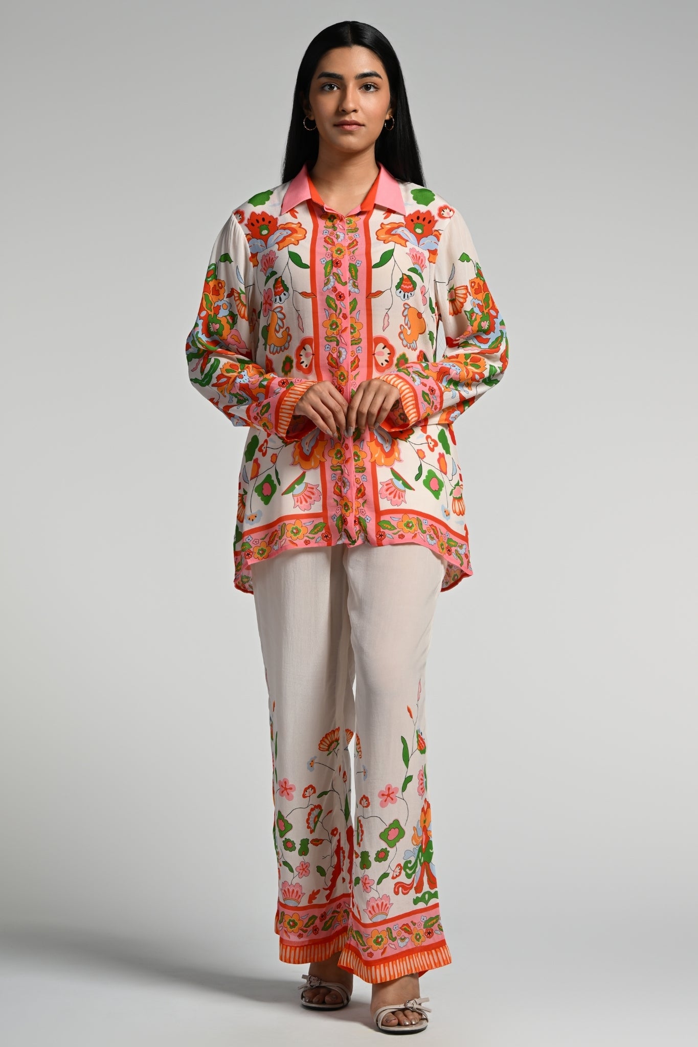 Floral Utopia Co-ord Set – Women's Coords & Shirts – View 5 | Taroob
