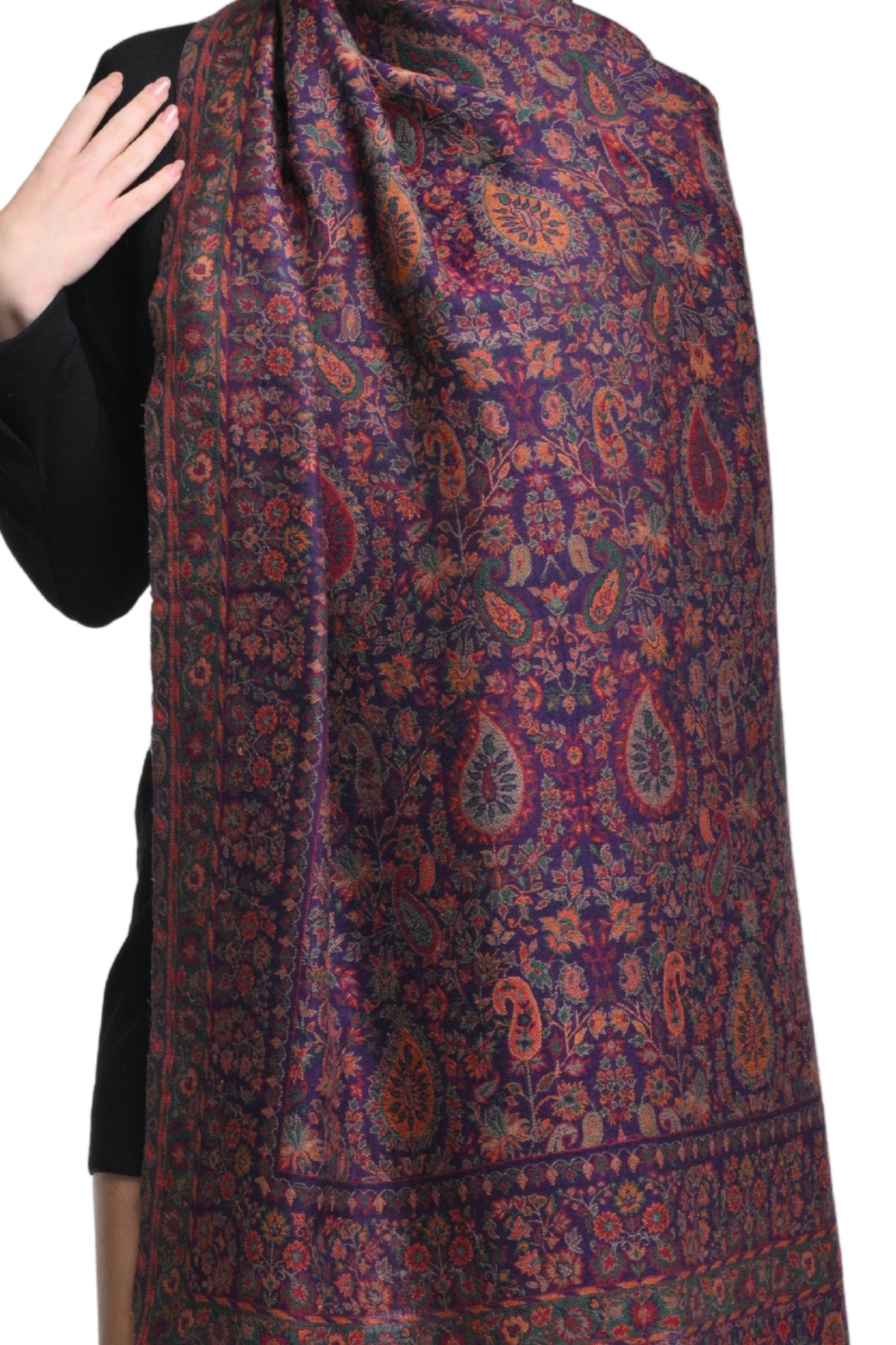 Taroob Fine Wool Kashmiri Kaani Stole
