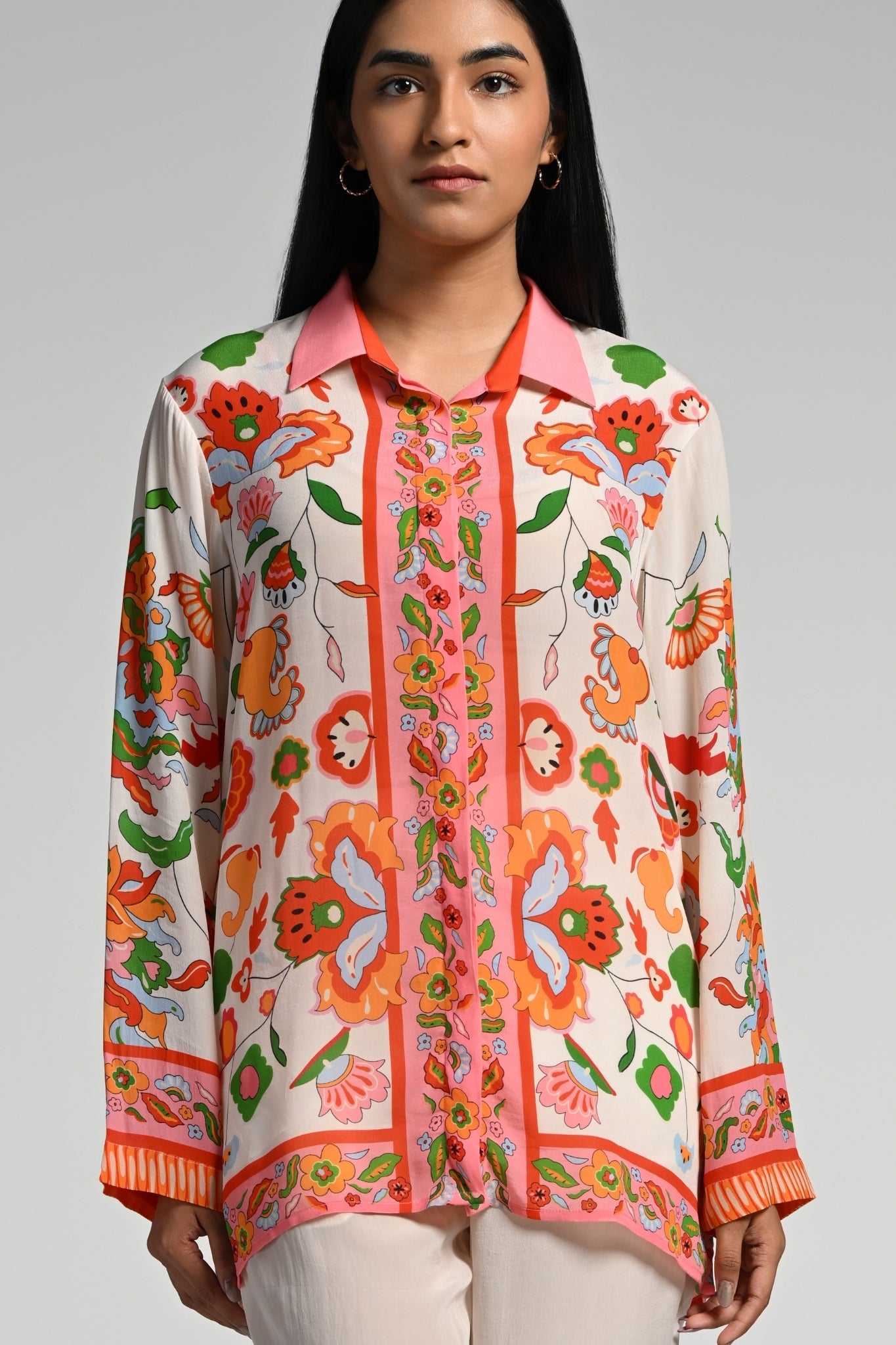 Floral Utopia Co-ord Set – Women's Coords & Shirts – Alternate view | Taroob