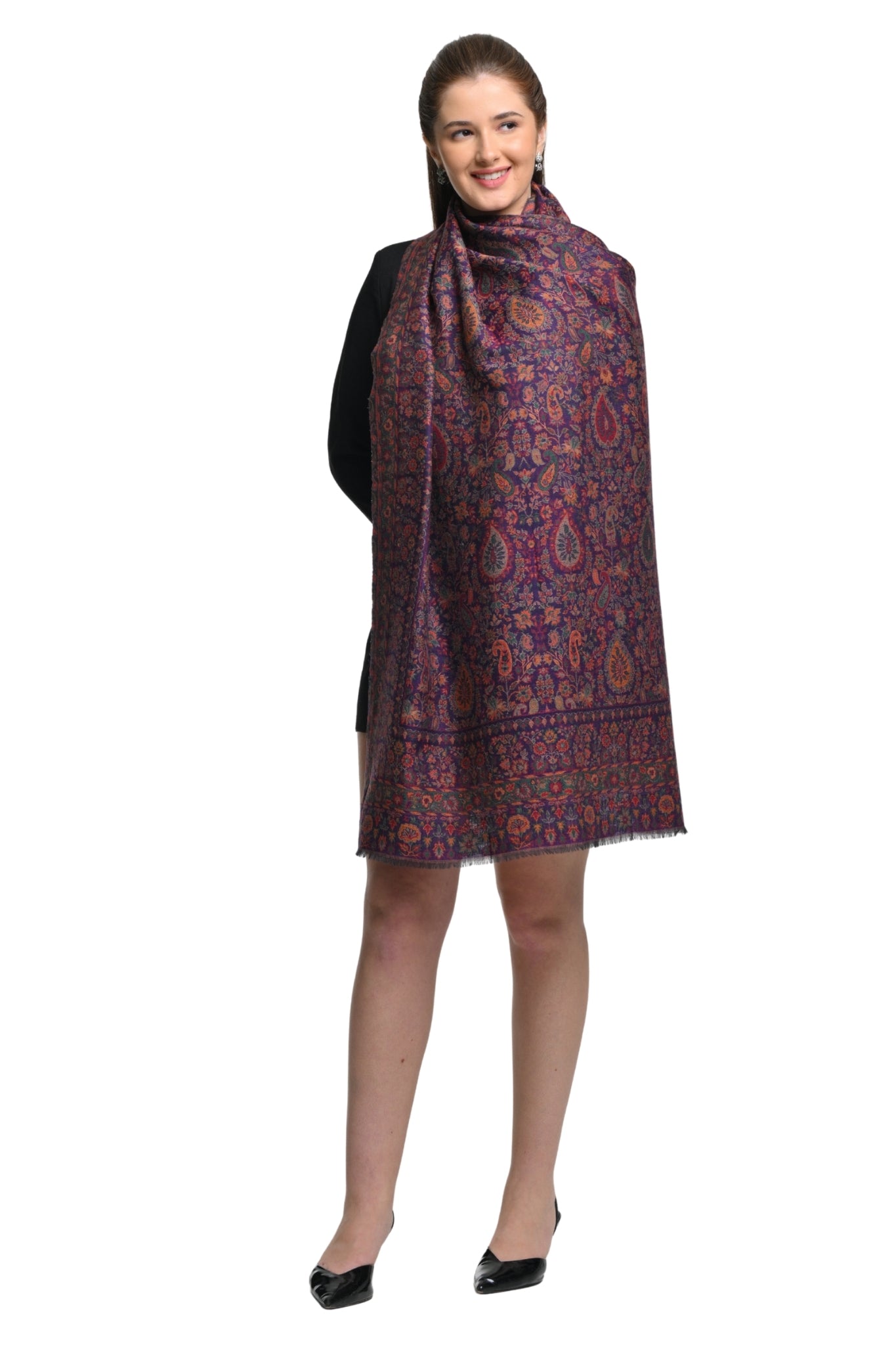 Taroob Fine Wool Kashmiri Kaani Stole