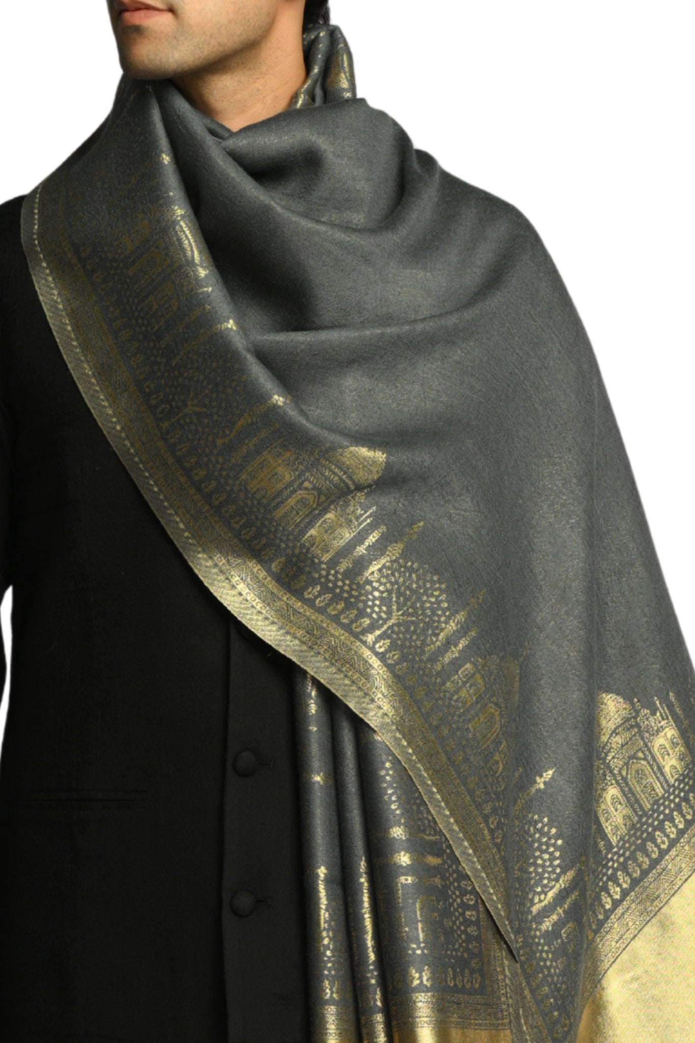 Taroob Taj Noor Resham Stole