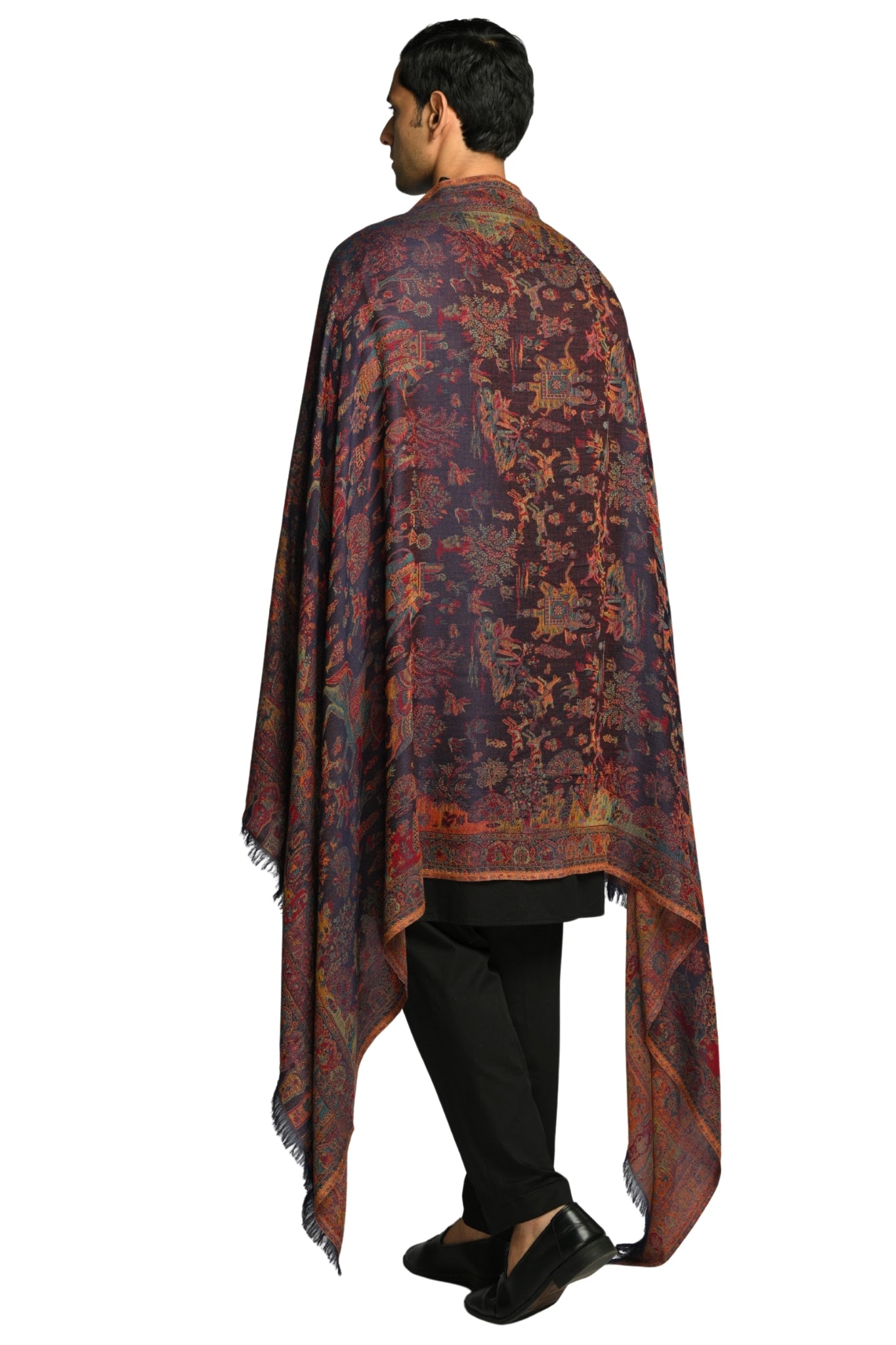 Taroob Noor-e-Darbar Silk Jamawar Shawl