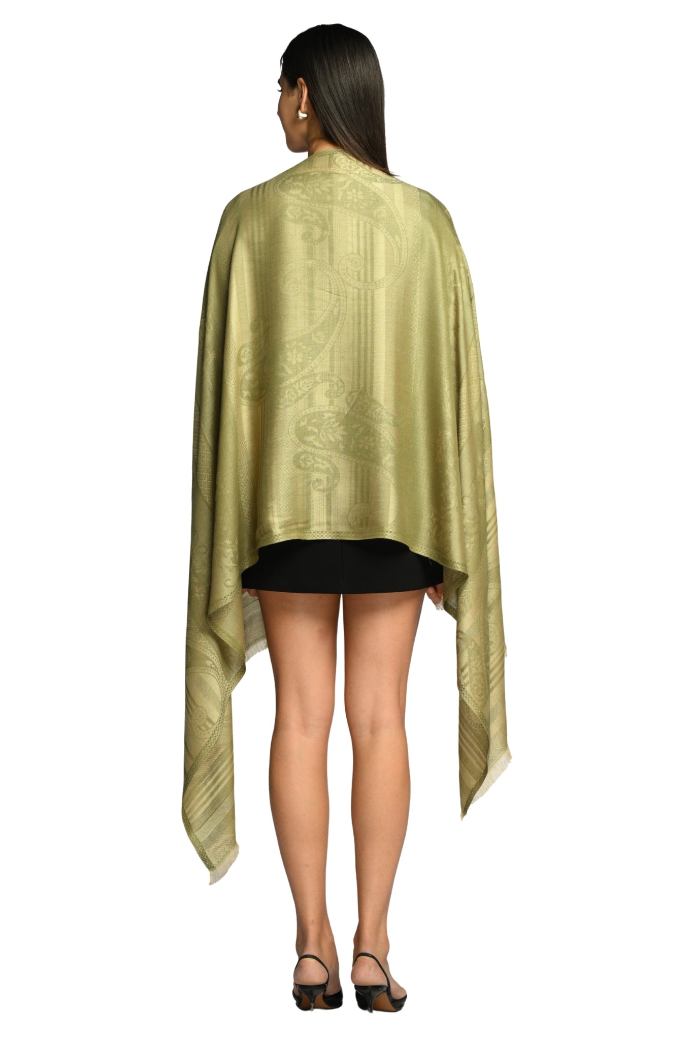 Taroob Signature Jamawar Silk Stole