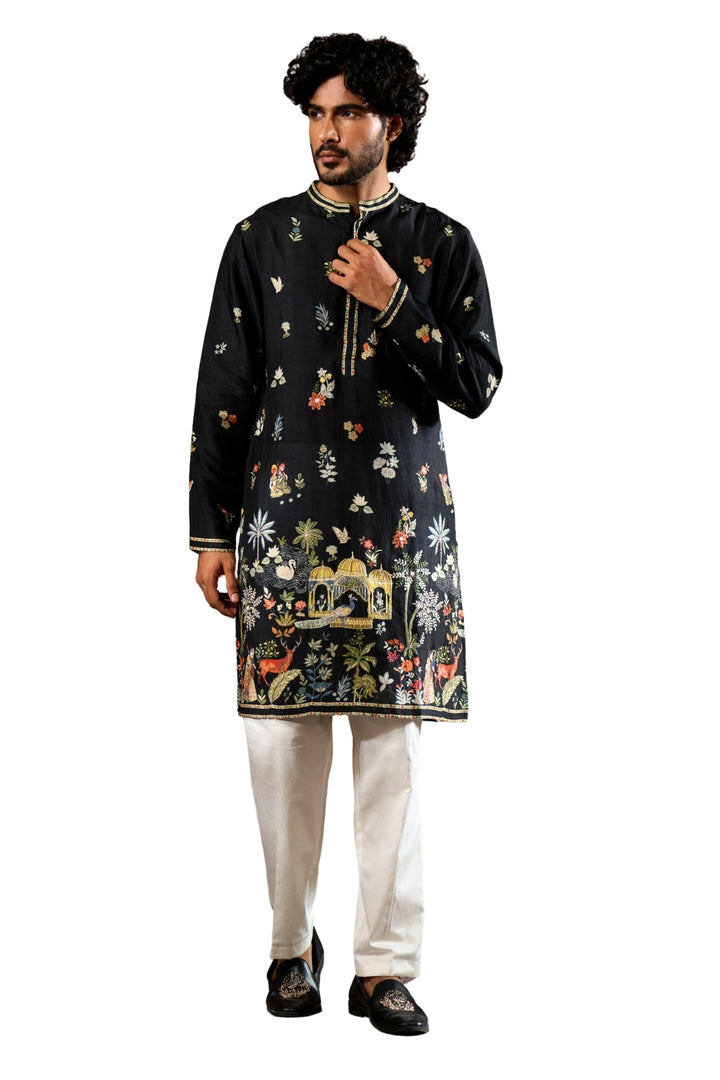 Taroob Noor-e-Kashmir Embroidered Kurta Pajama Set
