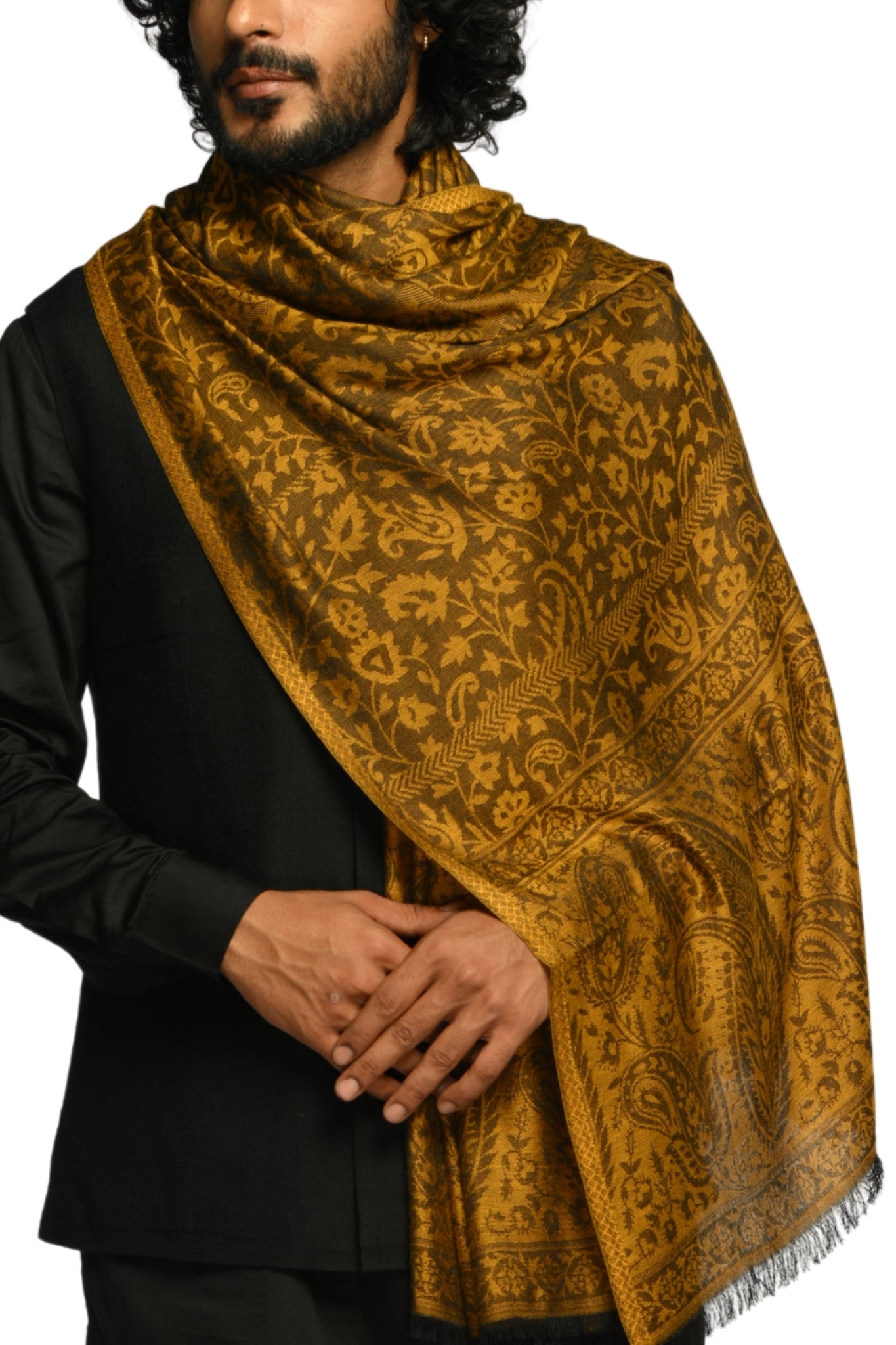 Taroob Heritage Silk Modal Jamawar Stole