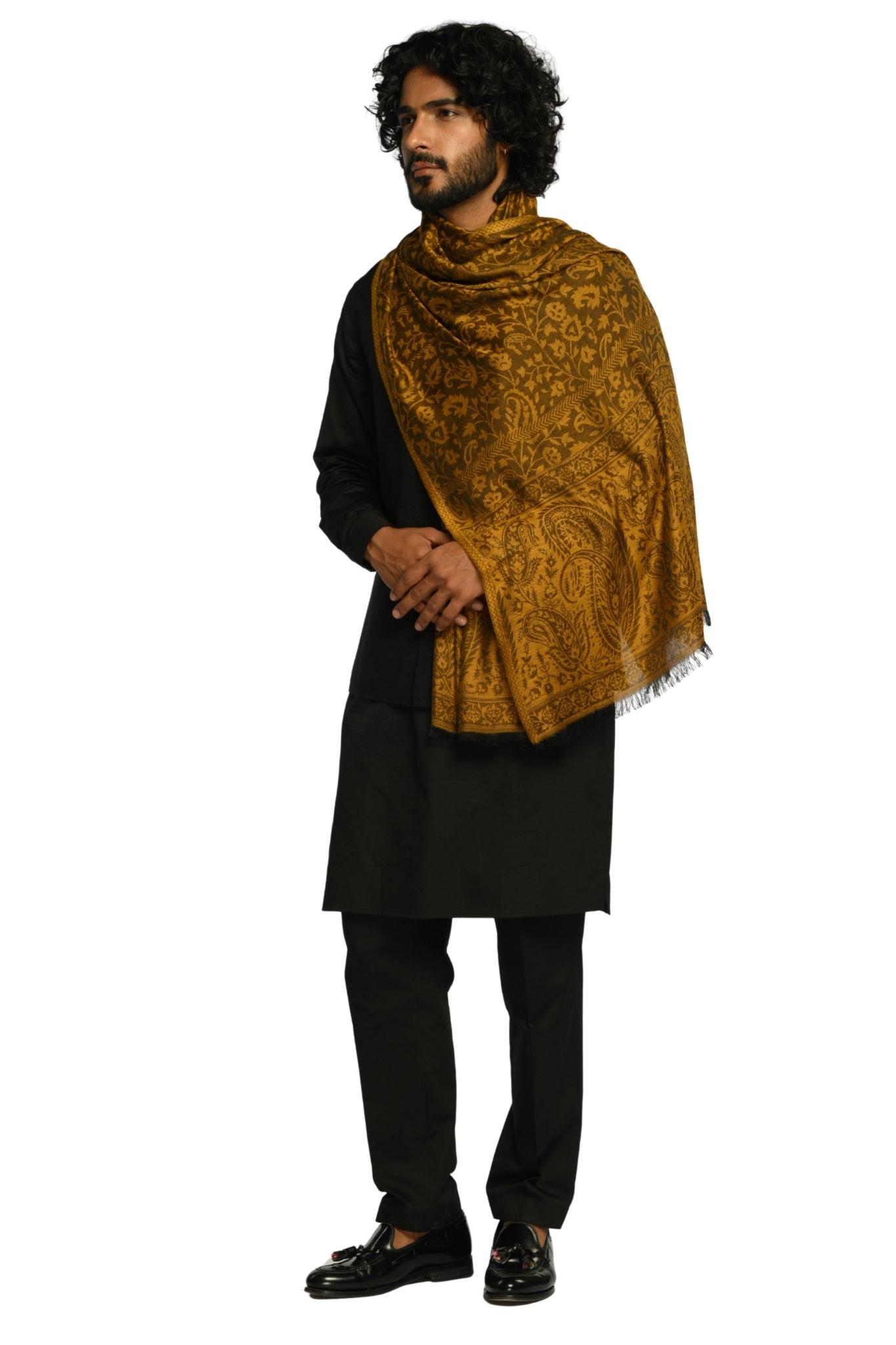 Taroob Heritage Silk Modal Jamawar Stole