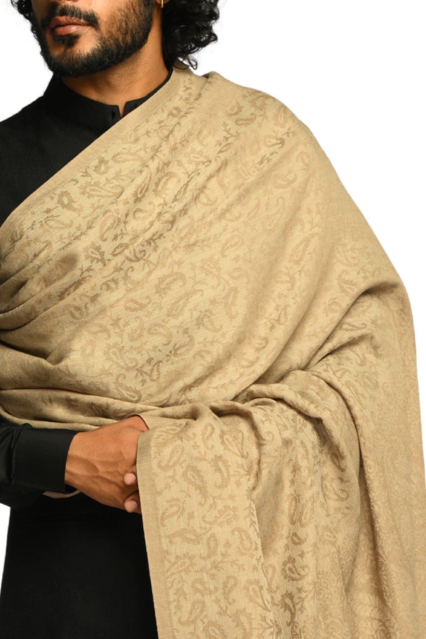 Taroob Signature Self Paisley Wool Dusala