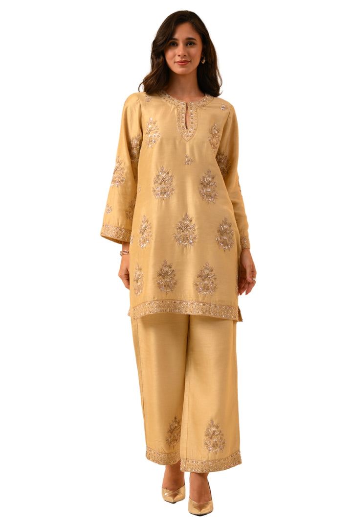 Taroob Royal Zardozi Hand Embellished Kurta Set
