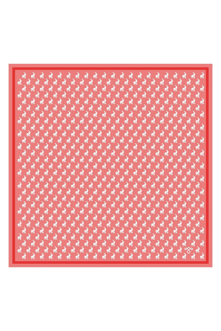 Taroob Print Motif Silk Pocket Square