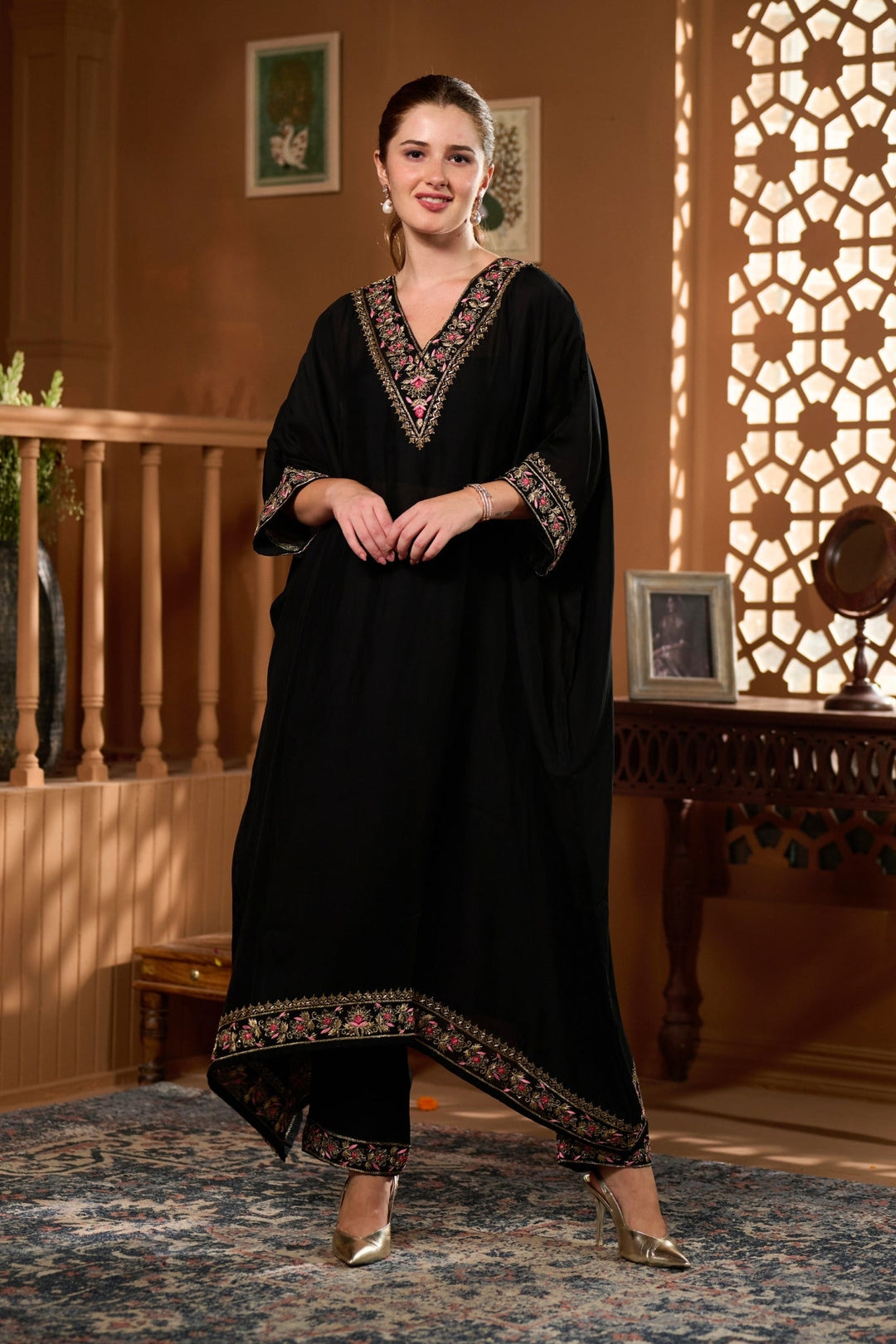 Taroob Hand Embellished Choga Set