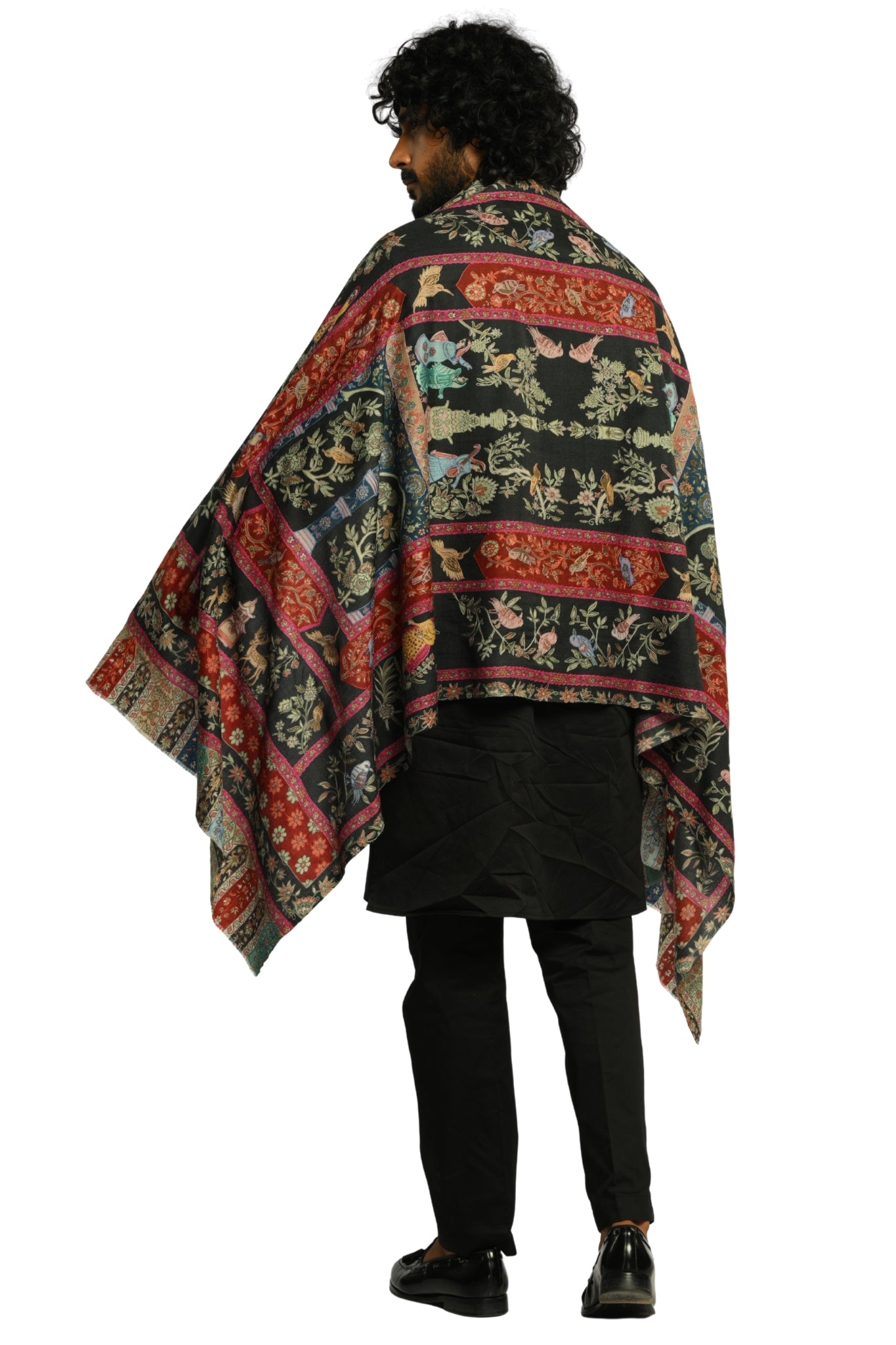 Taroob Palace Embroidered Kalamkari Stole