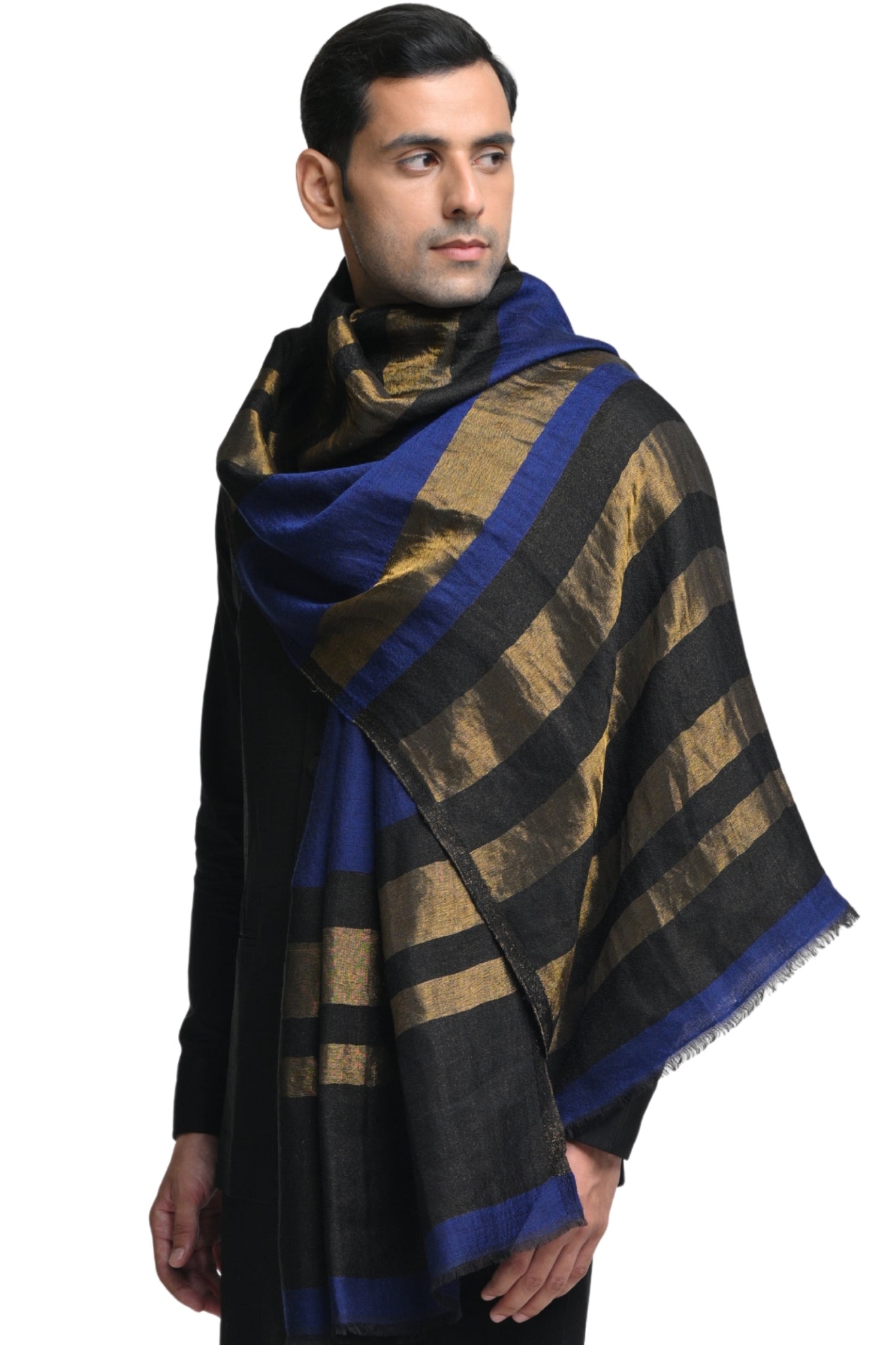 Taroob Uber Rich Wool Zari Stole