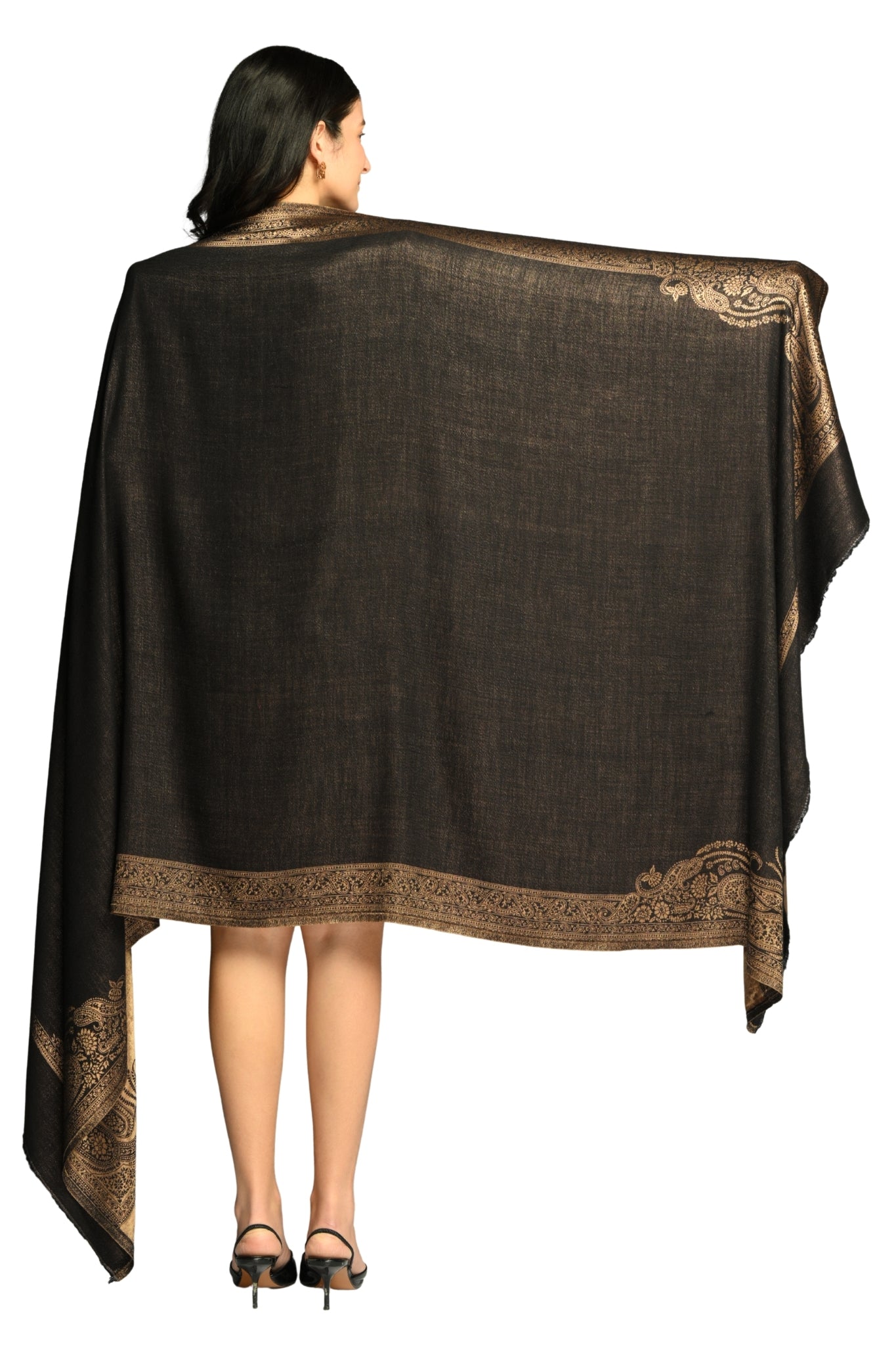 Taroob Grand Heritage Zari Reversible Shawl
