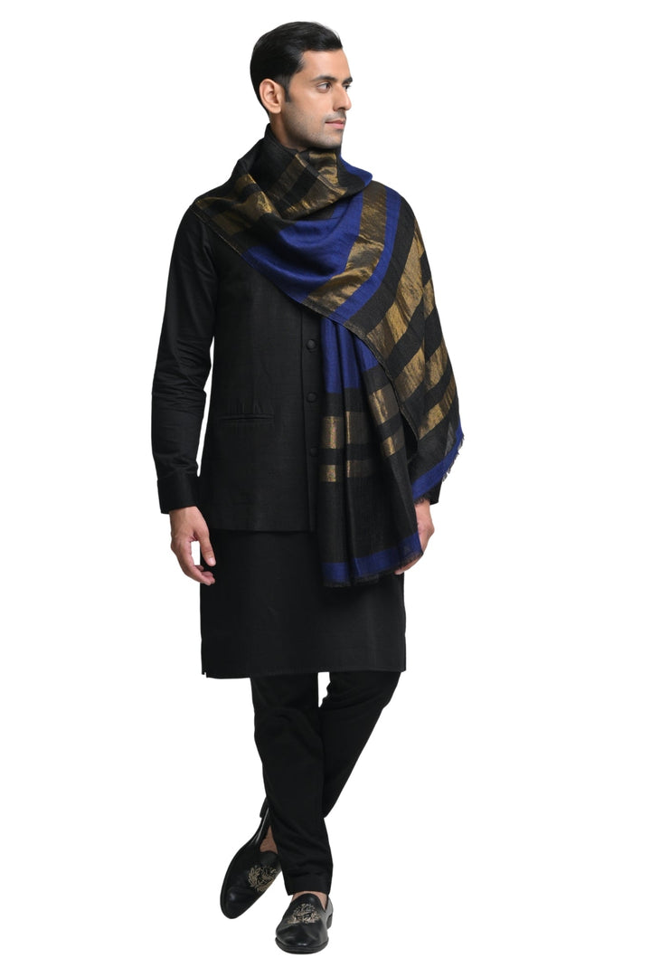 Taroob Uber Rich Wool Zari Stole