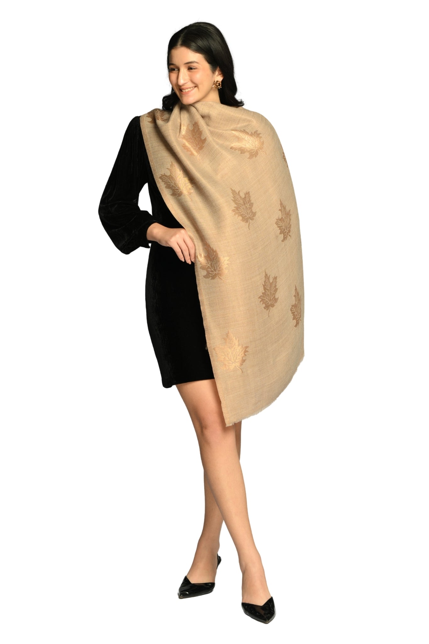 Taroob Gulnaar Chinar Stole